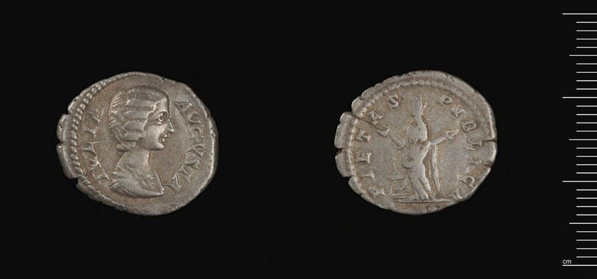 Denarius of Julia Domna by Septimius Severus
