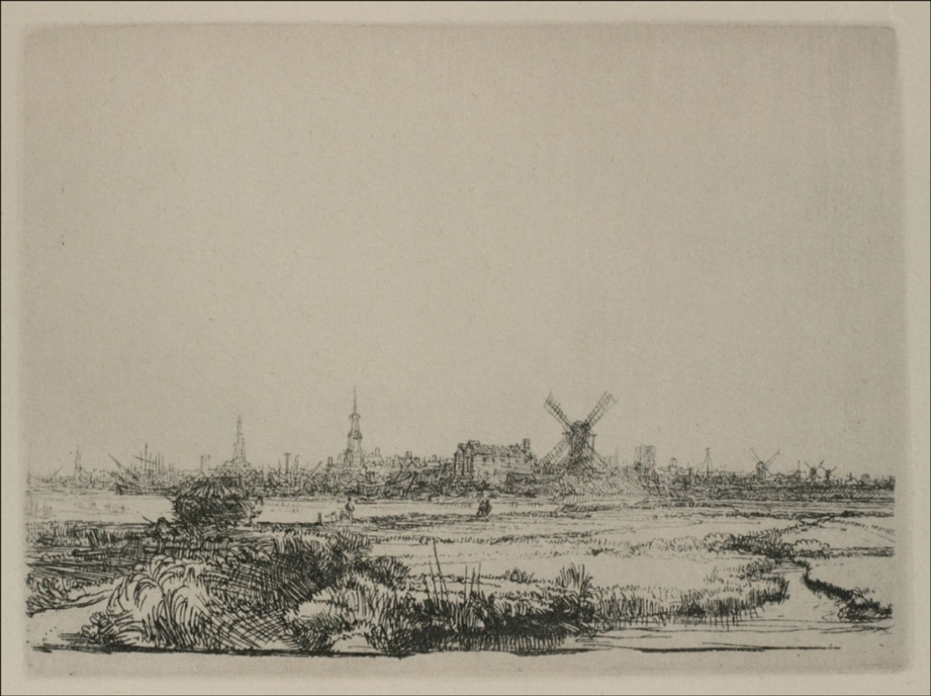 View of Amsterdam by Rembrandt van Rijn