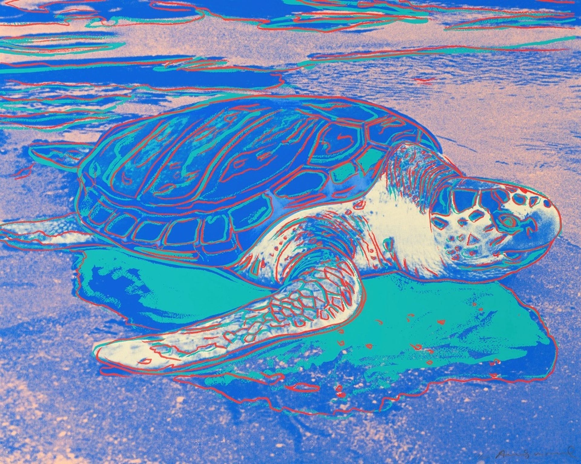 Turtle by Andy Warhol