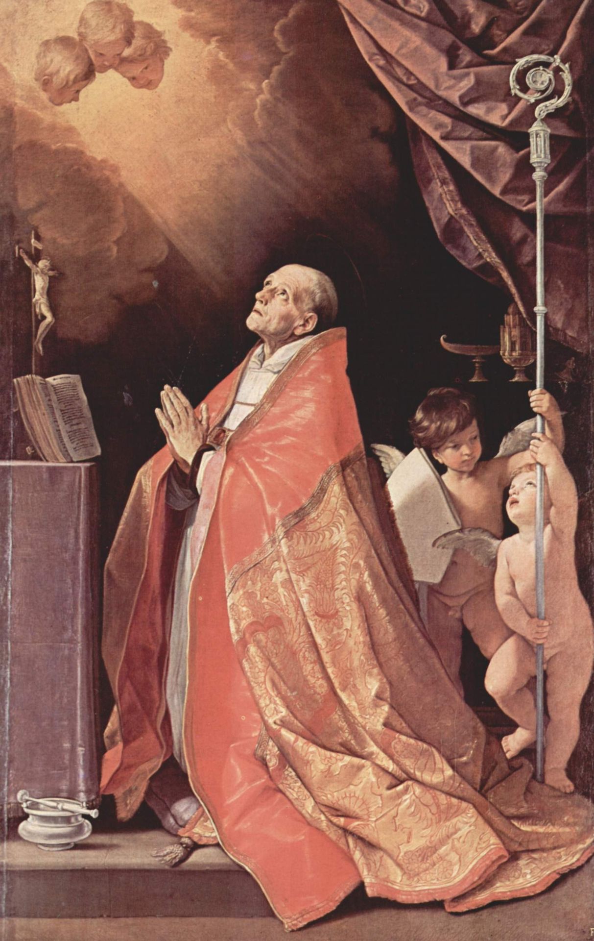 St. Andrew Corsini in prayer by Guido Reni