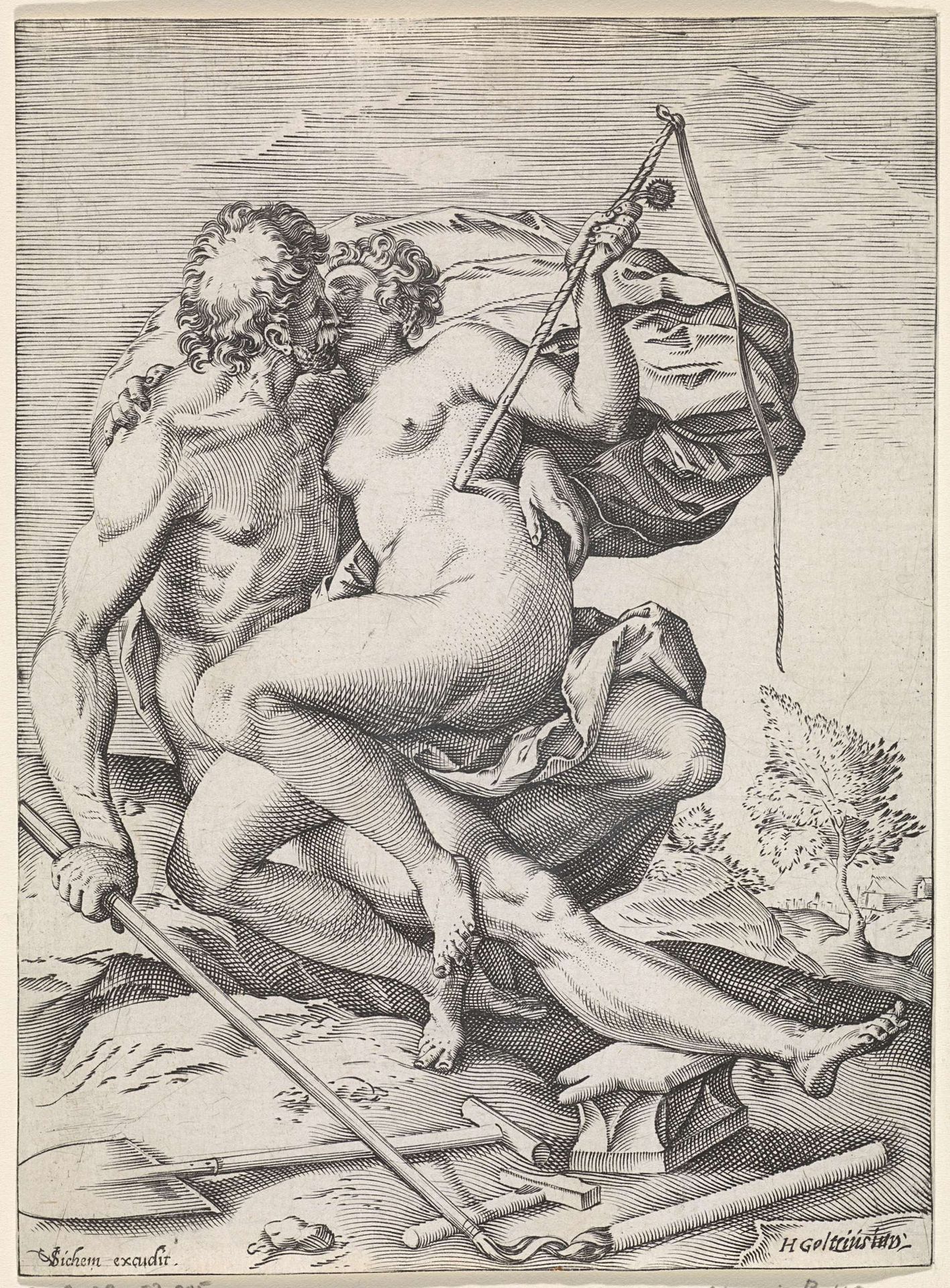 Arbeid en Vlijt (Labor en Diligentia) by Anonymous