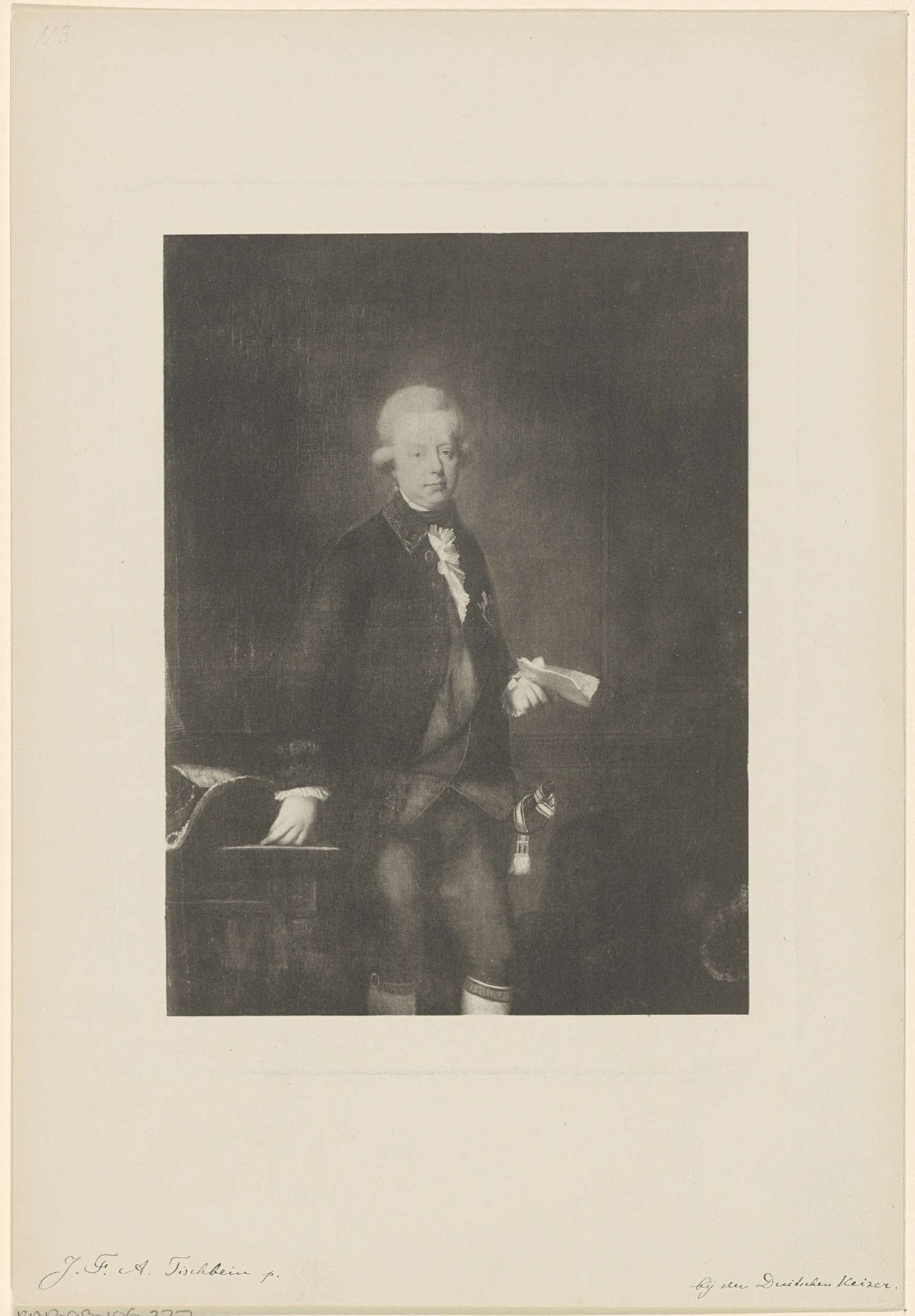 Portret van Willem V, prins van Oranje-Nassau by Anonymous