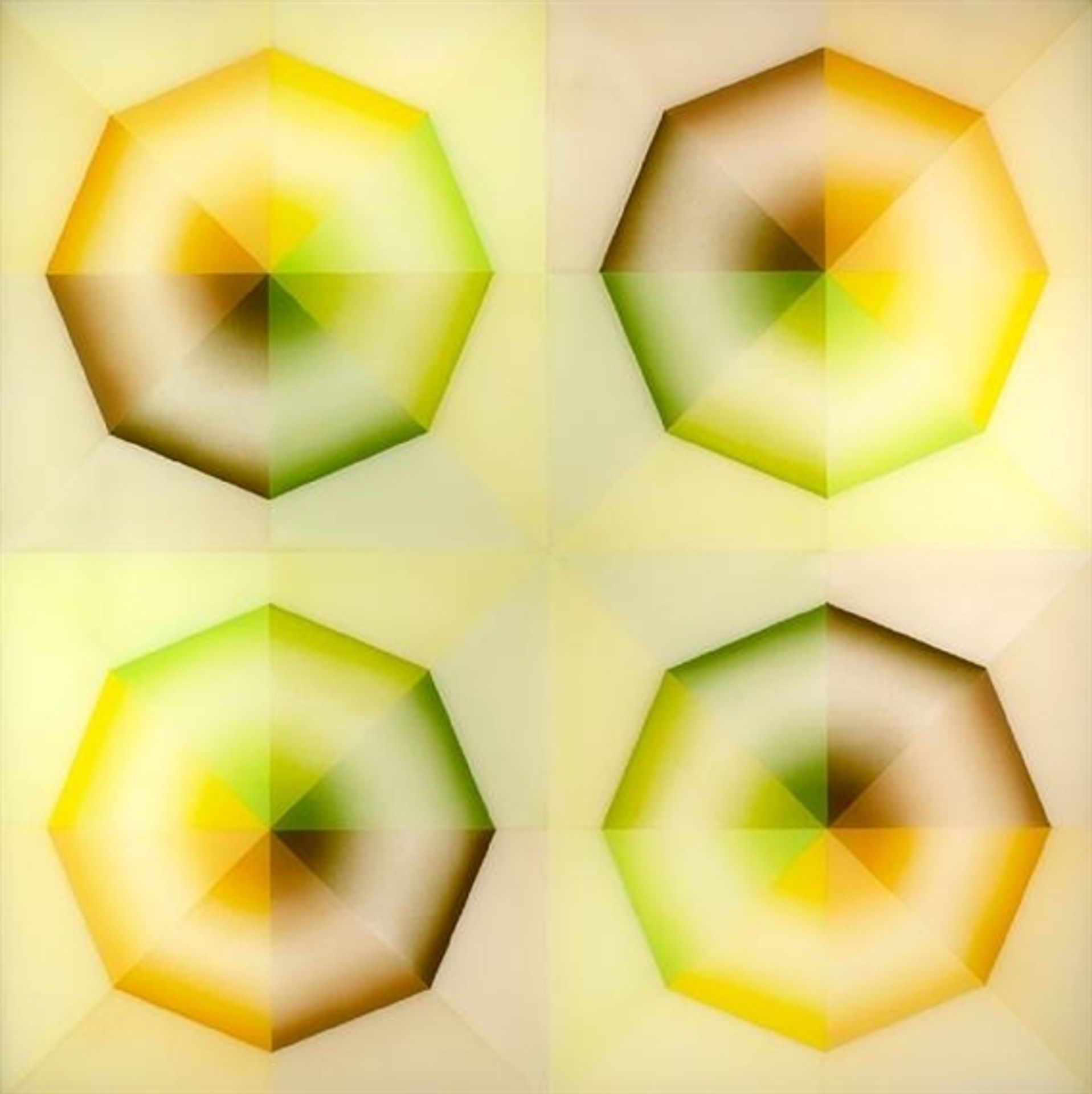 Pasadena Lifesavers Yellow Series #5 by Judy Chicago