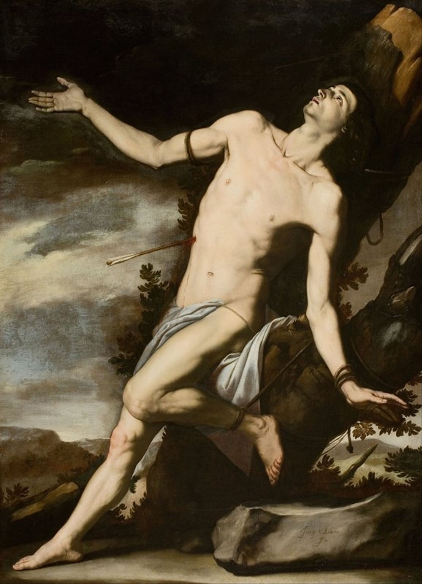 Saint Sebastian by Jusepe de Ribera