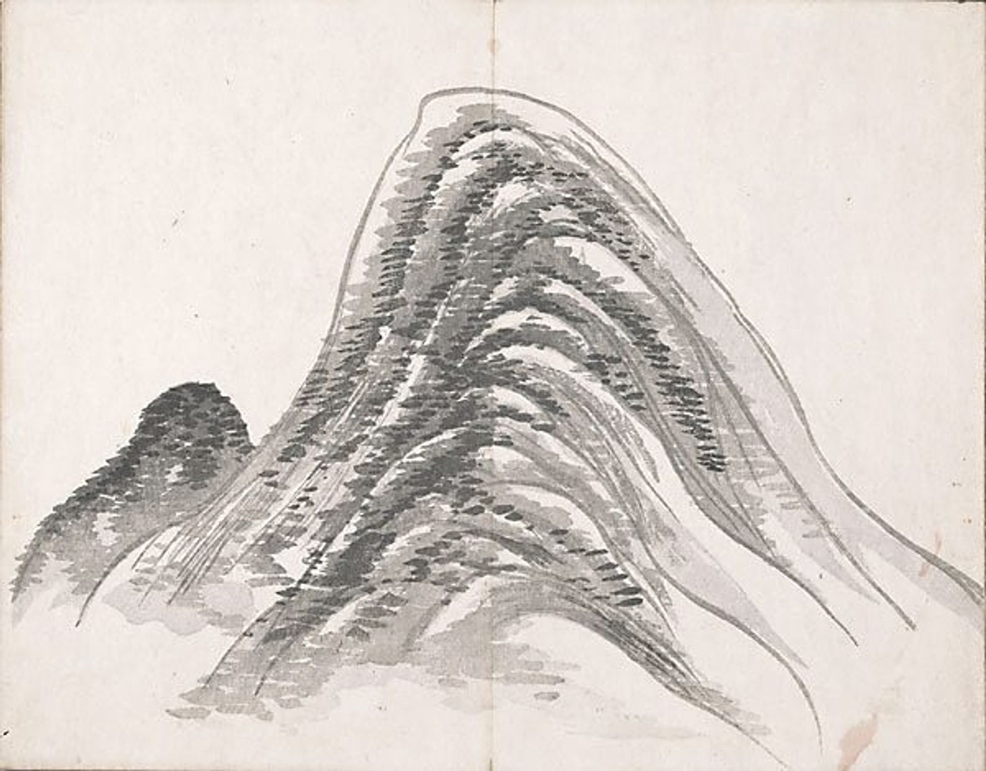 Untitled (Two Mountains) by Ike no Taiga