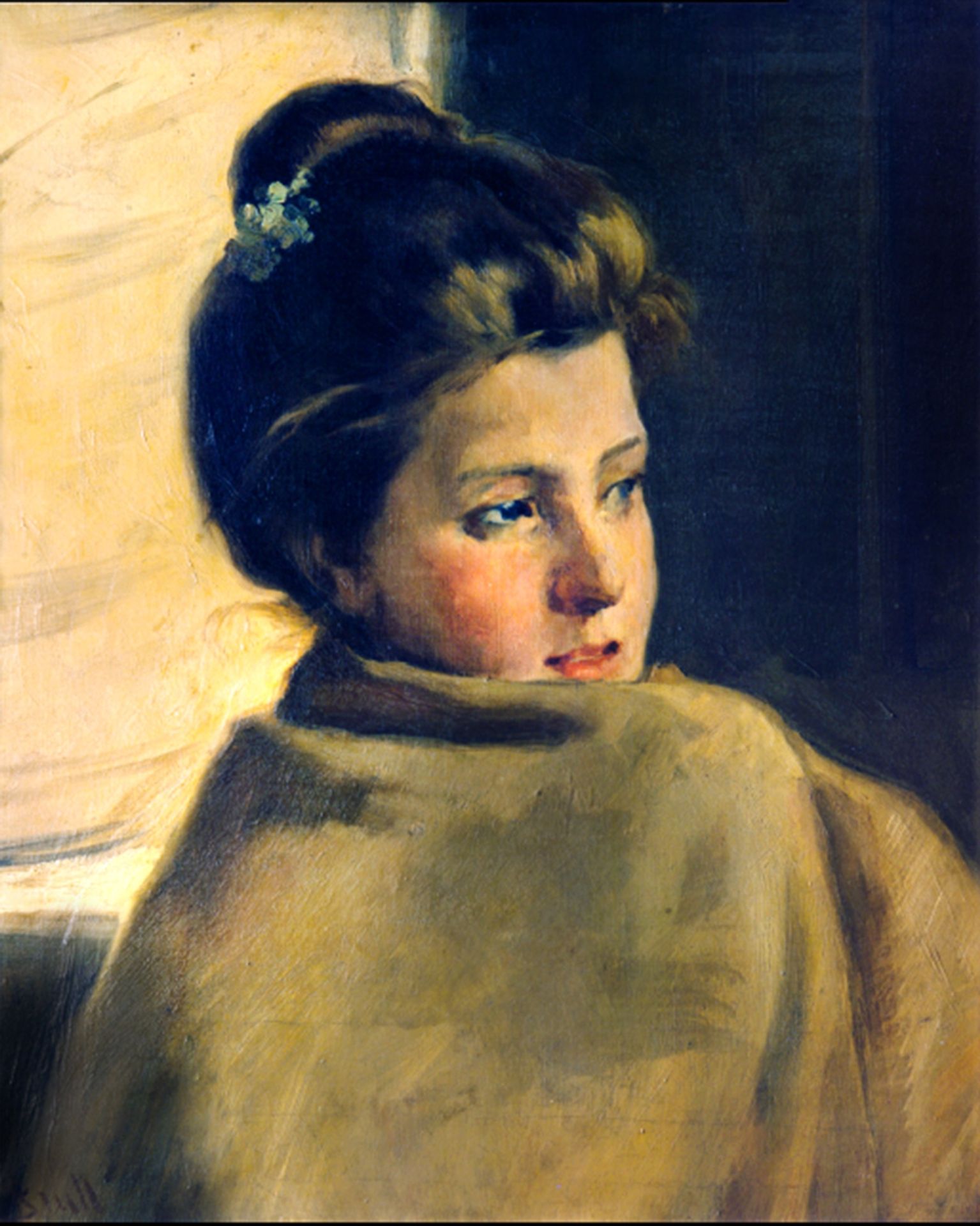 Portrait of a girl by Joan Brull
