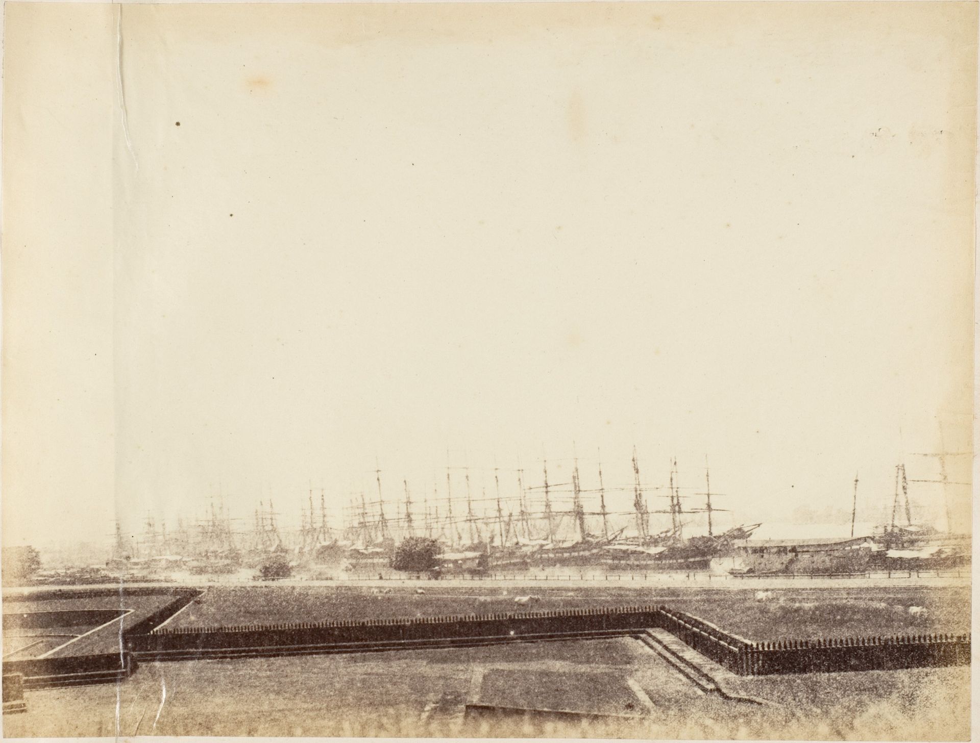 [Shipping in the Hooghly near Fort, Calcutta] by Captain R. B. Hill