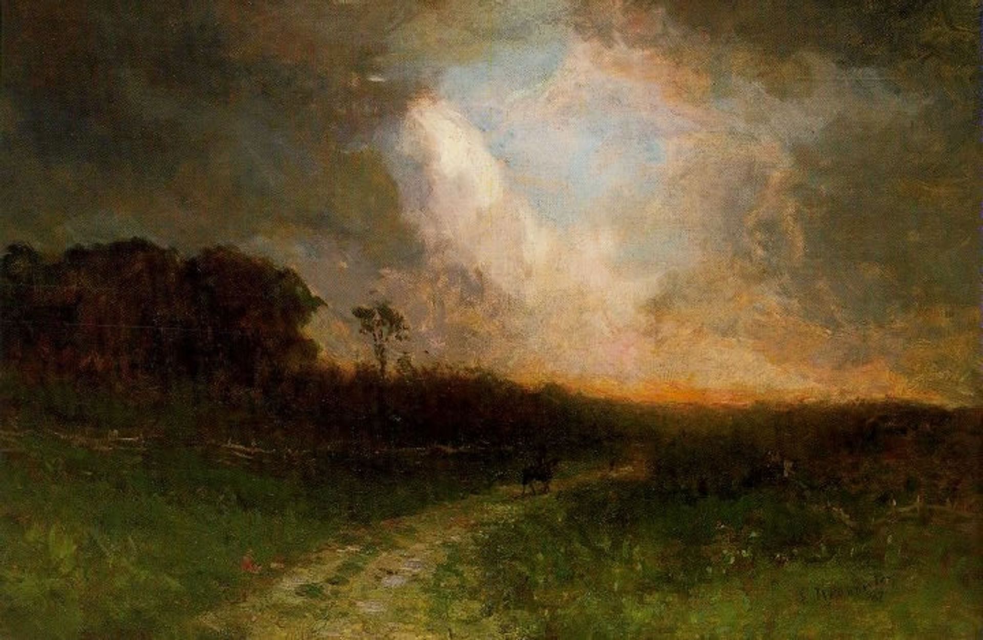 Man on a Horse by Edward Mitchell Bannister