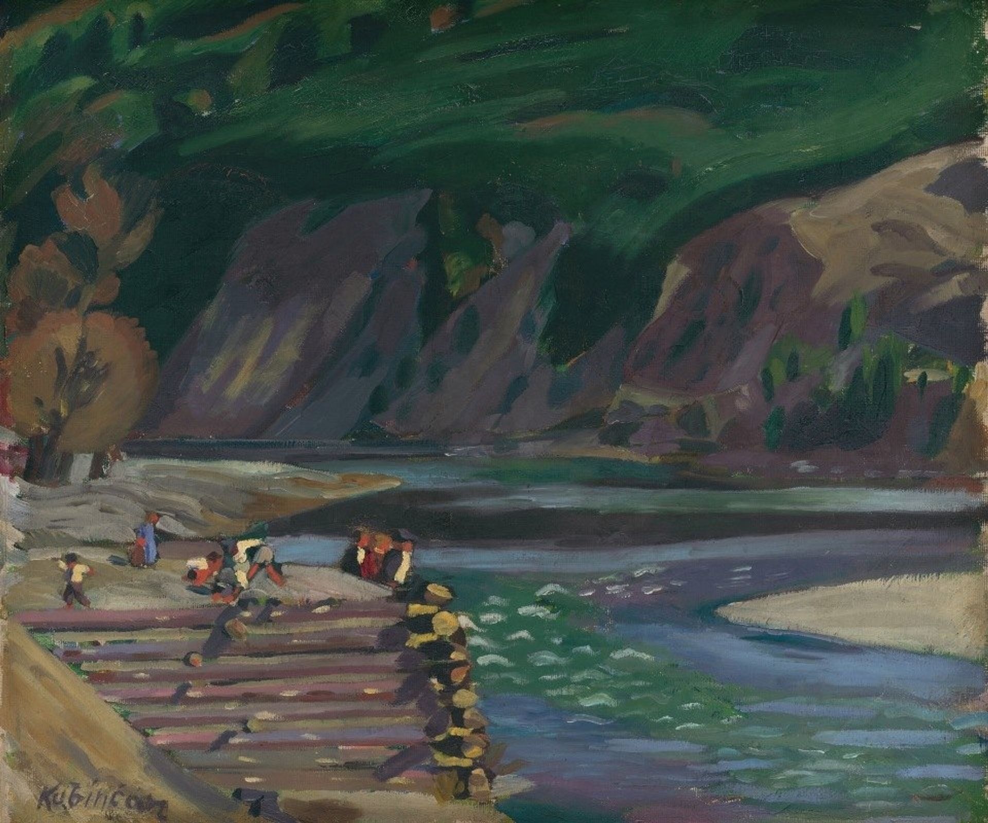 Motif from Dolný Kubín by Arnold Peter Weisz-Kubínčan