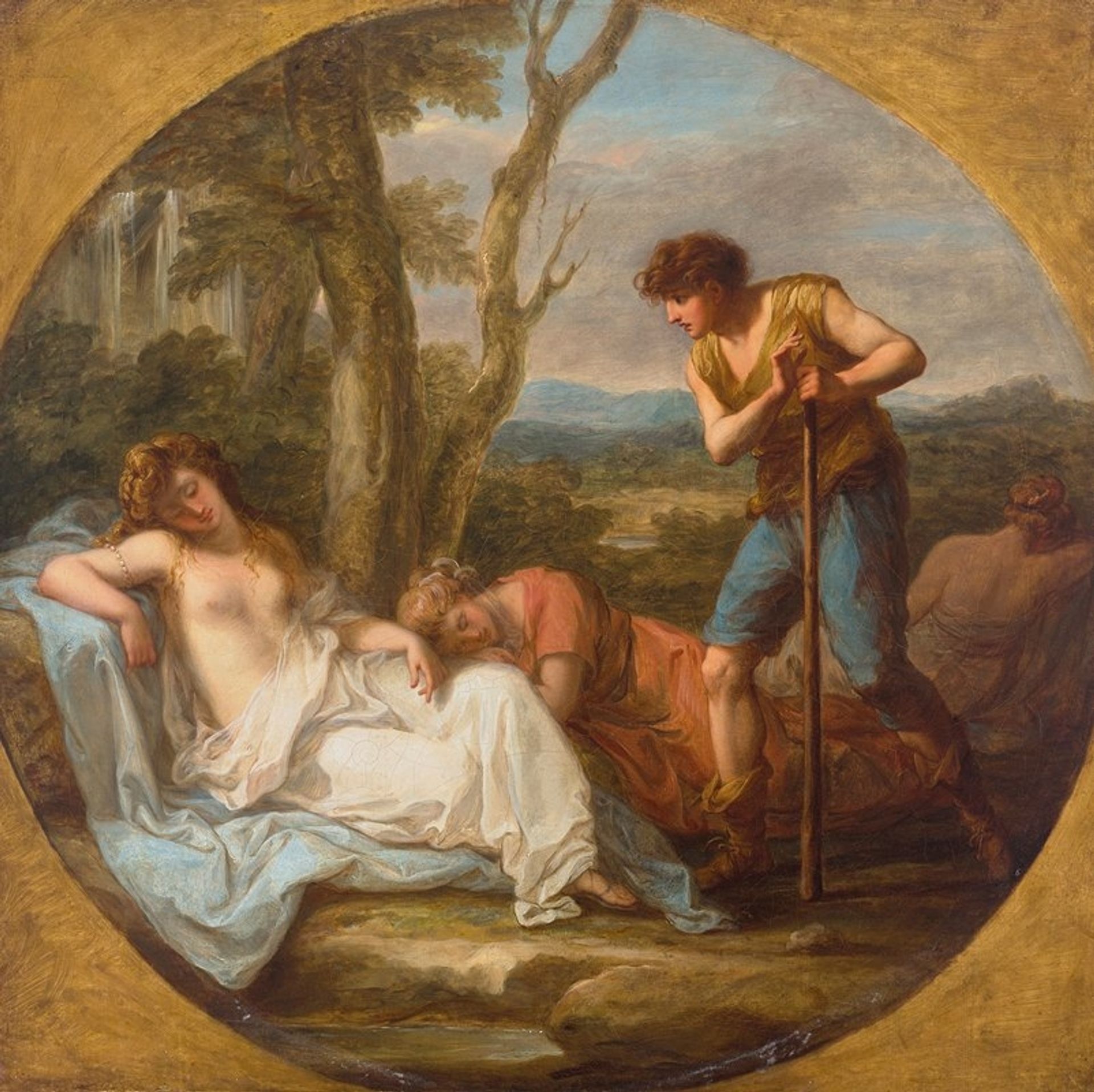 Cimon and Iphigenia by Angelica Kauffmann
