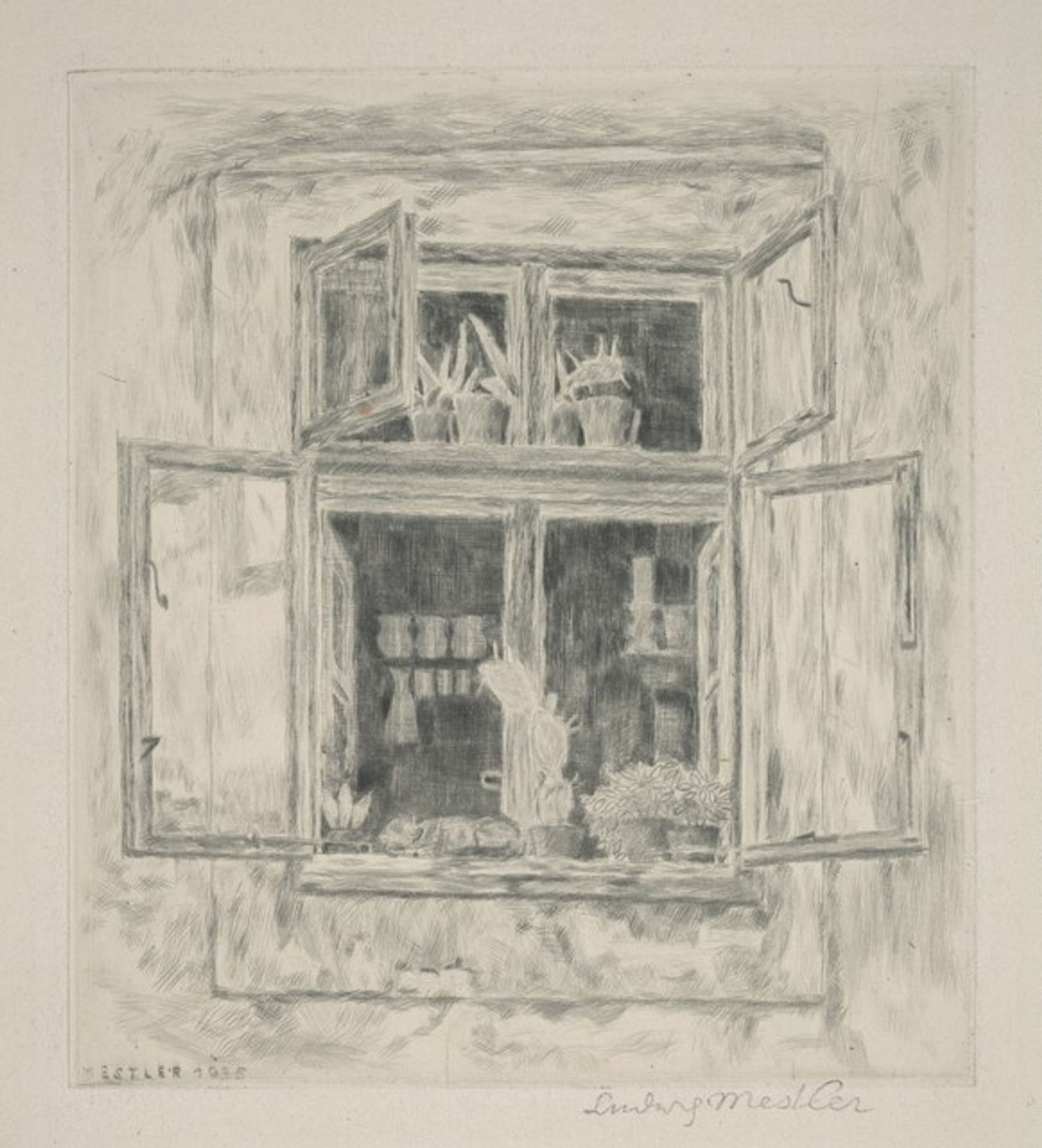 Open Window by Ludwig Mestler