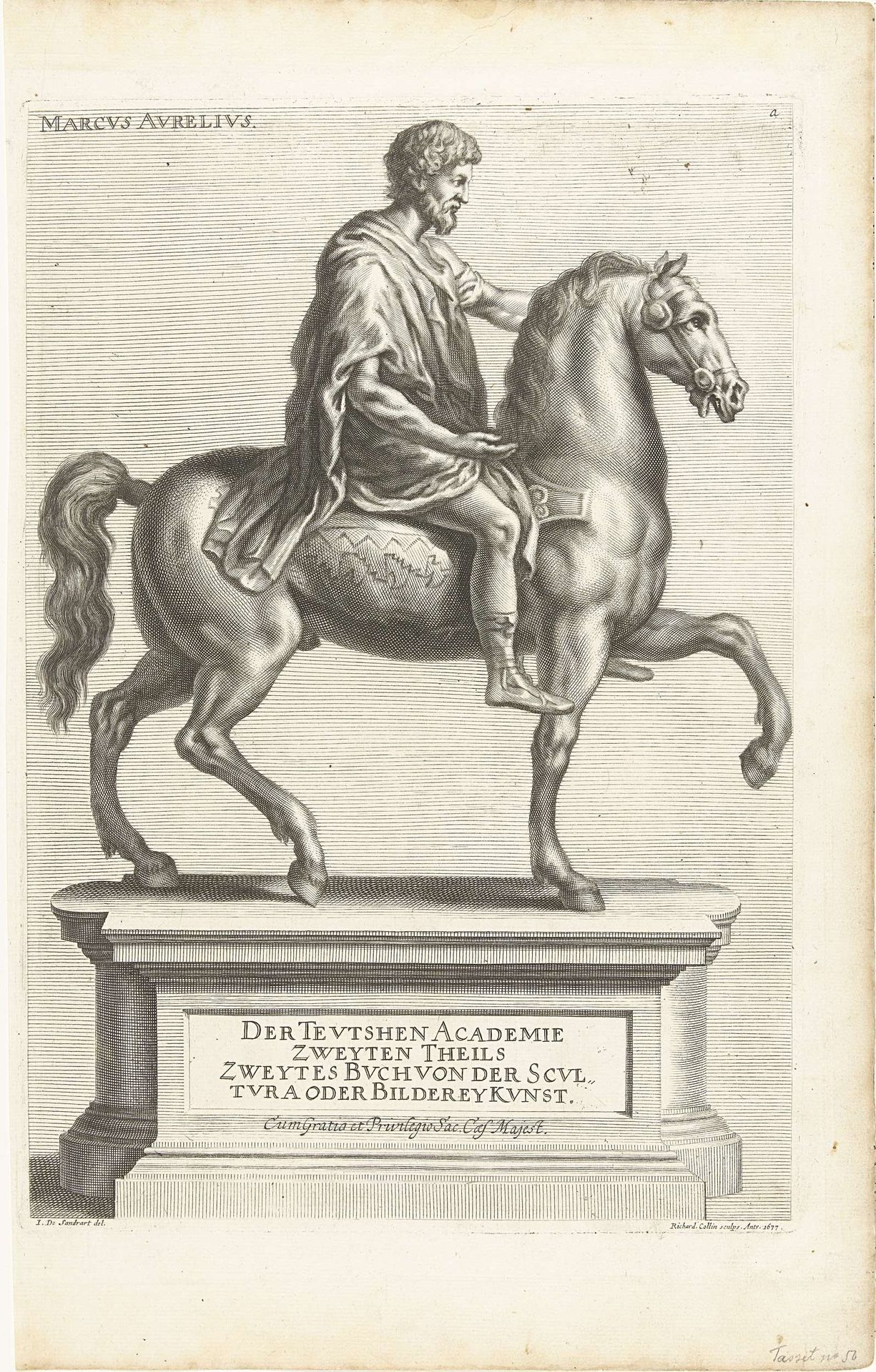 Ruiterstandbeeld van Marcus Aurelius by Richard Collin