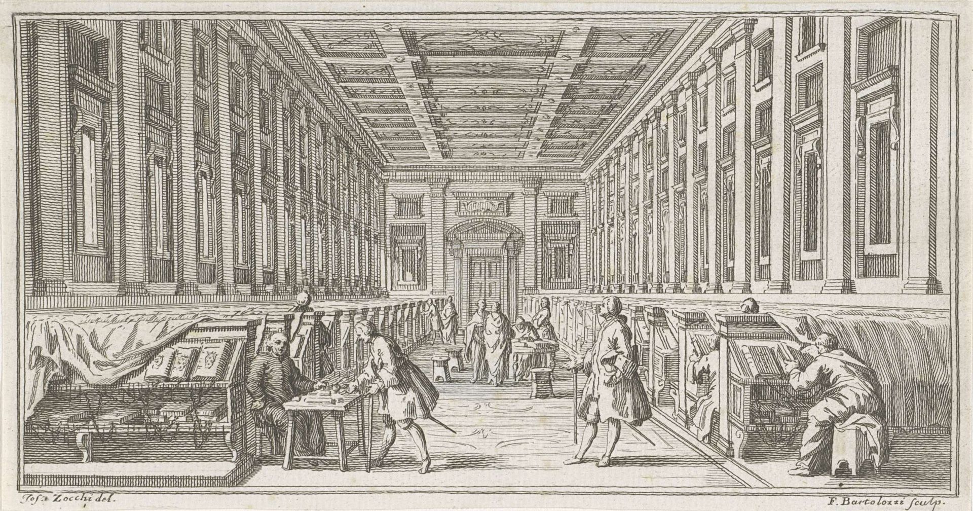 Biblioteca Laurenziana by Francesco Bartolozzi