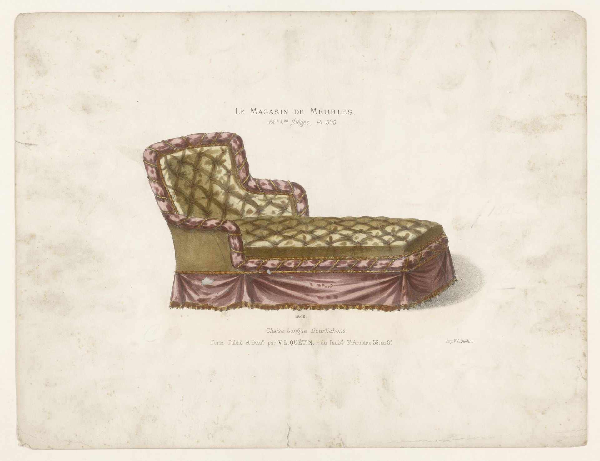 Chaise longue by Anonymous