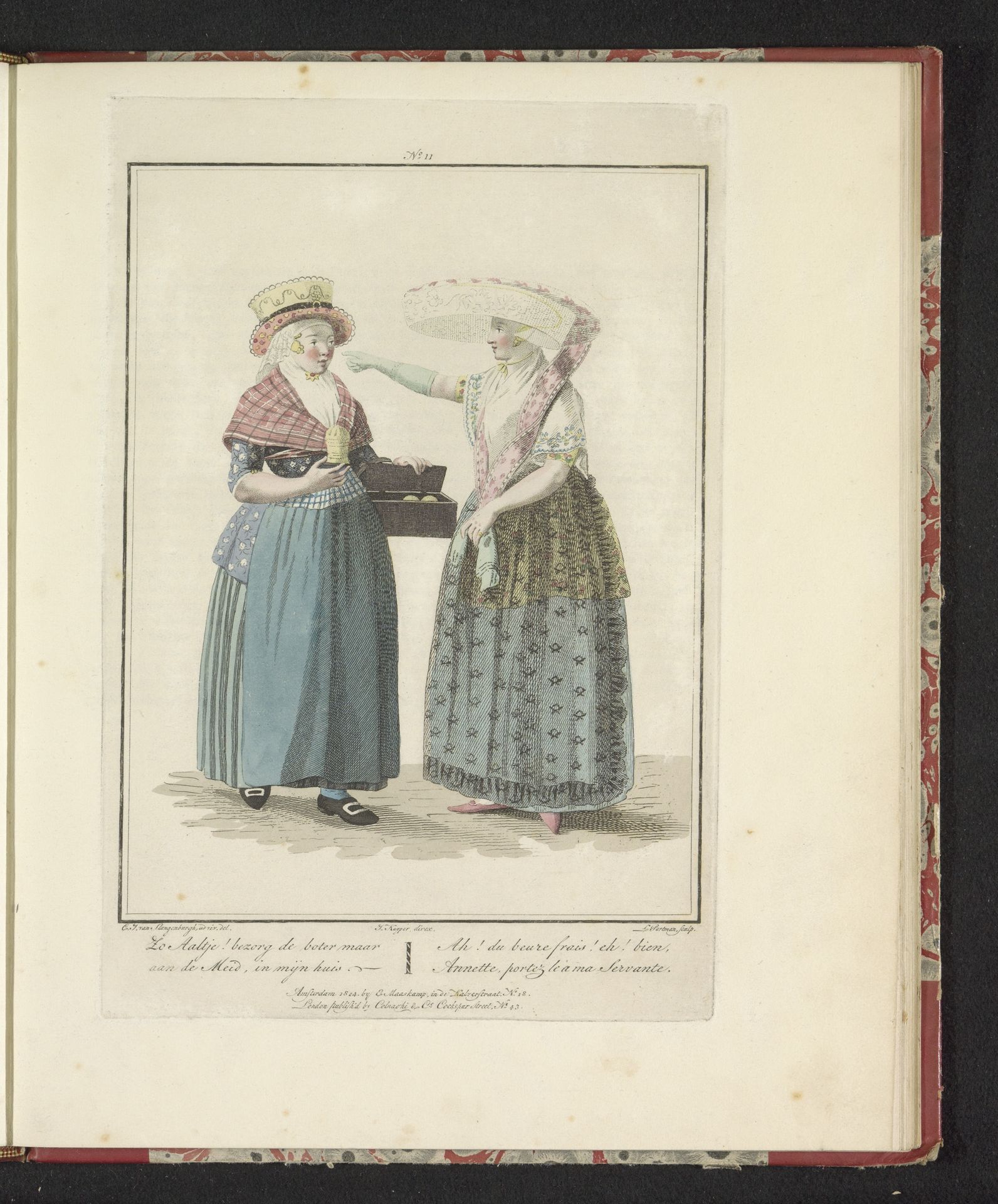 Friese boterverkoopster by Ludwig Gottlieb Portman