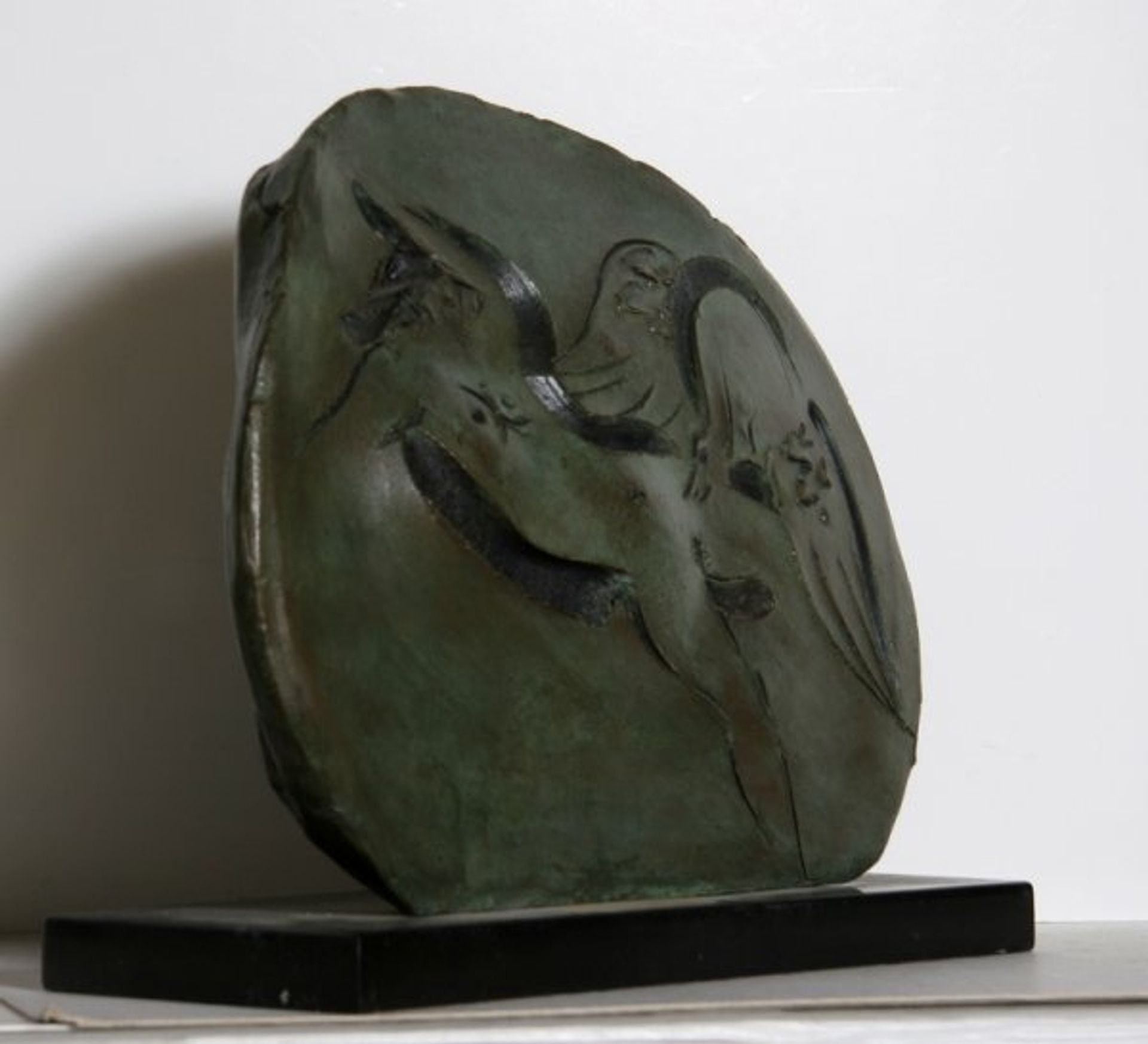 Leda and the Swan Plaque by Reuben Nakian