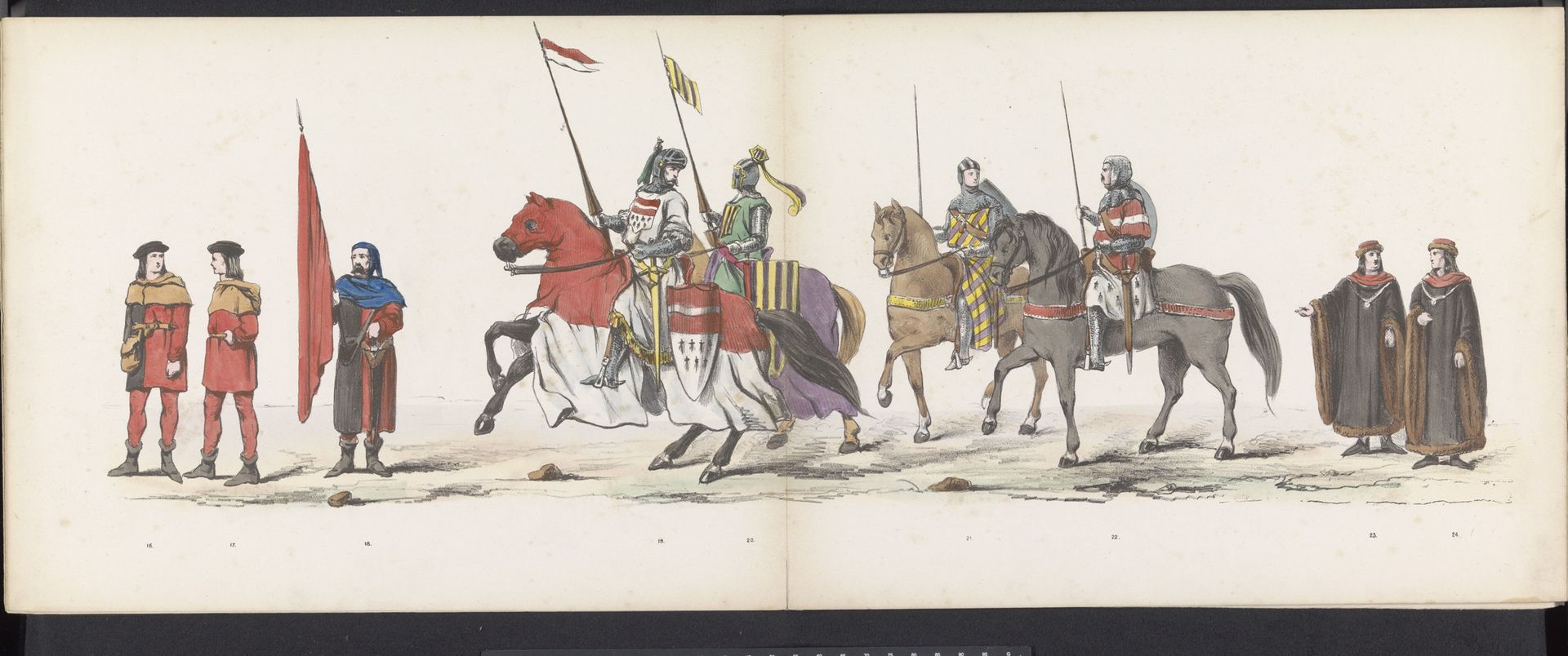 Maskerade van de Leidse studenten, 1865 (plaat 2) by Jan Daniël Cornelis Carel Willem baron de Constant Rebecque