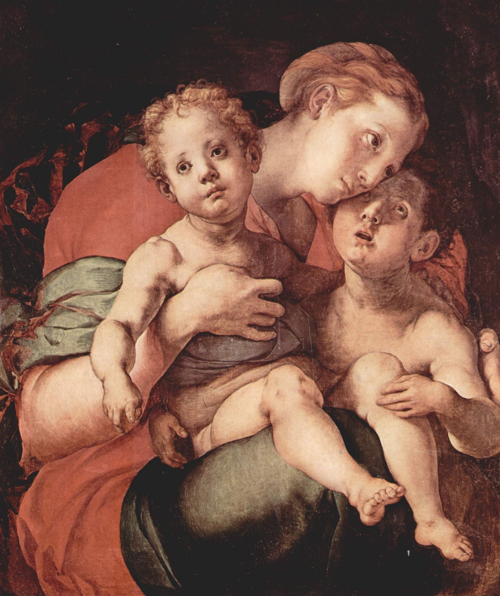 Madonna and Child with the Young Saint John by Jacopo Pontormo