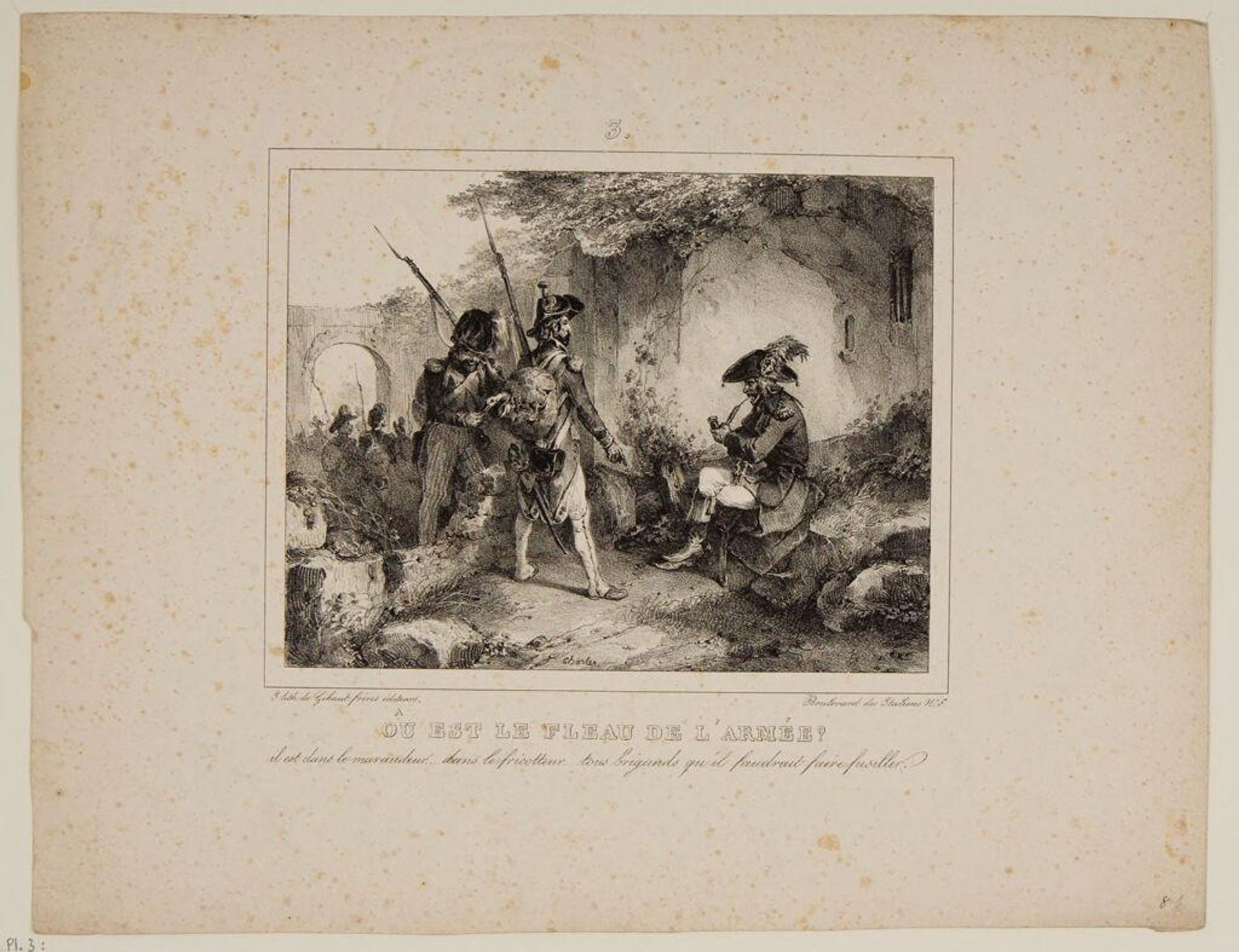 Where is the Plague of the Army? by Nicolas Toussaint Charlet