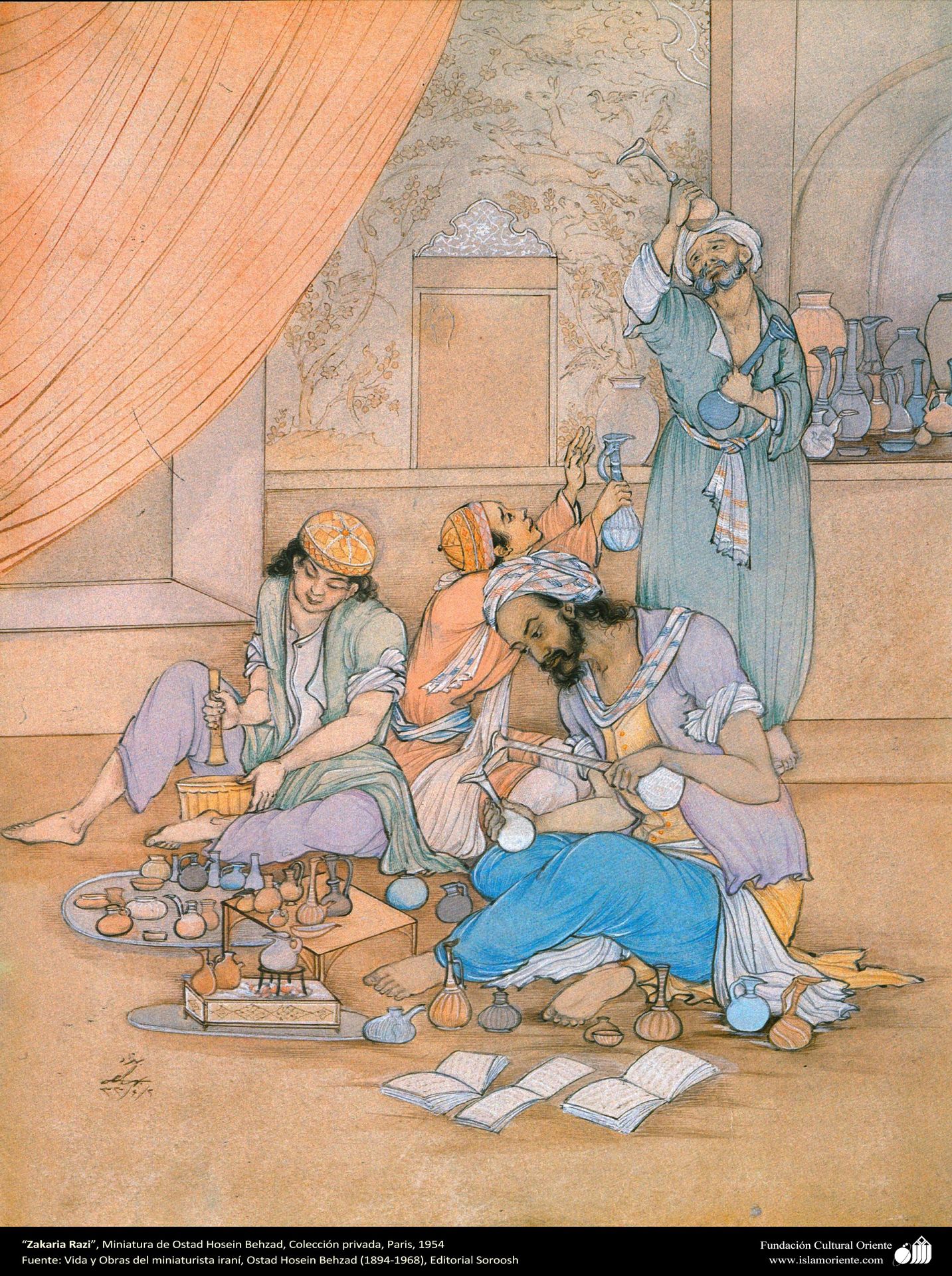 Zakaria raazi by Hossein Behzad