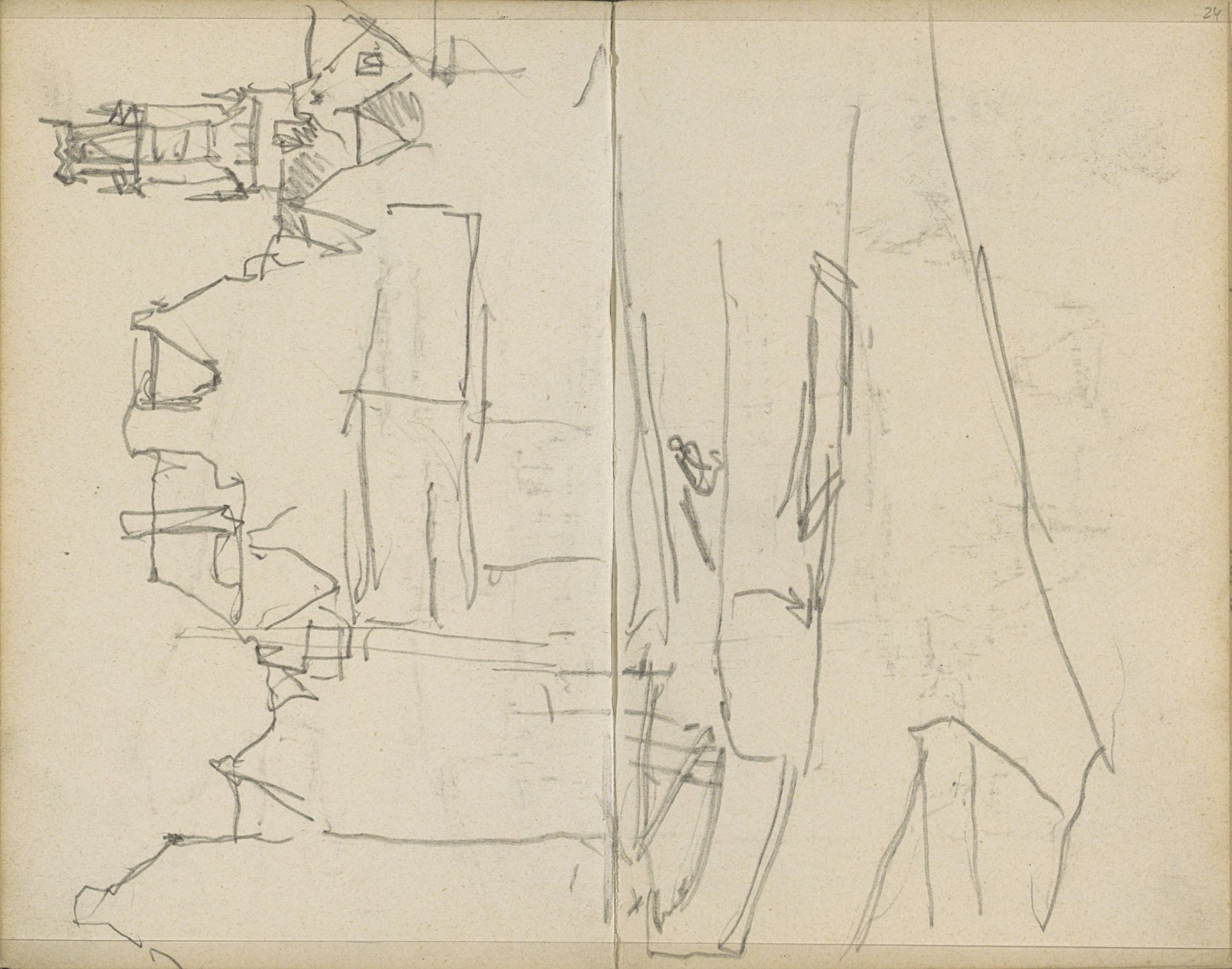 Gezicht op het Damrak te Amsterdam met de toren van de Oude Kerk by George Hendrik Breitner