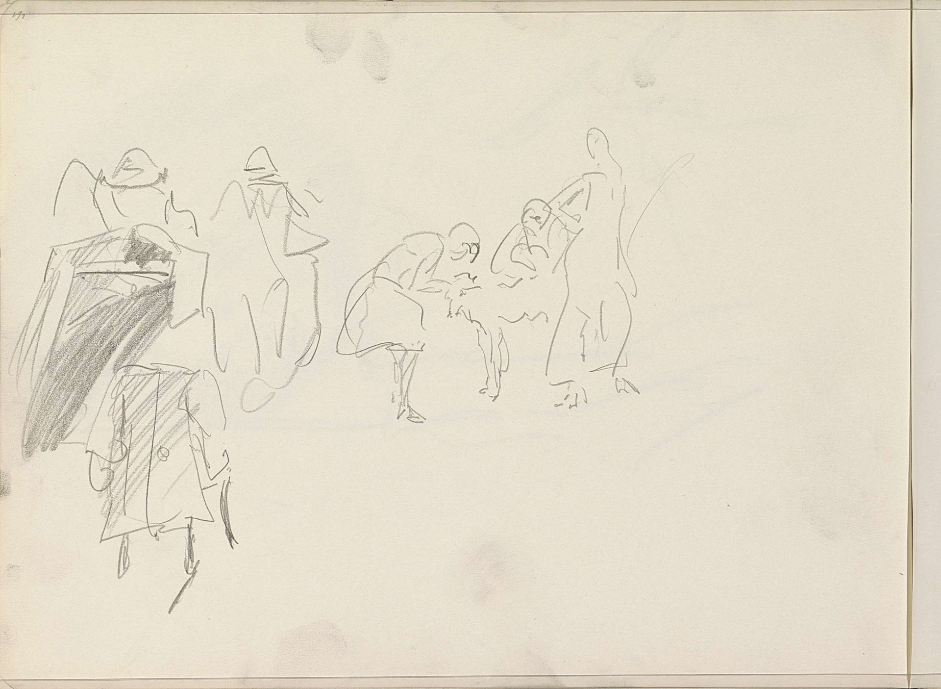 Figuurstudies by Isaac Israels