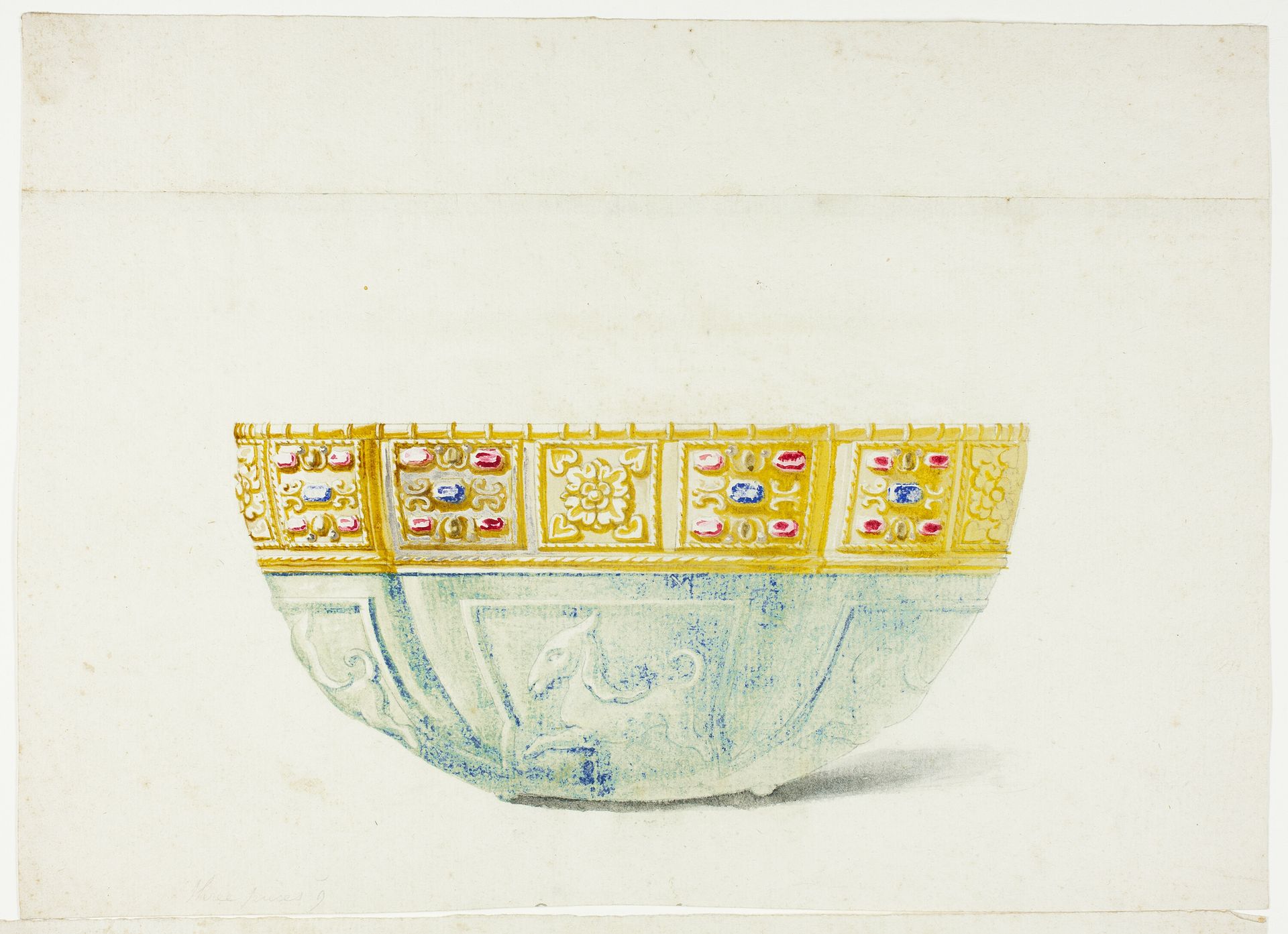 Jewelled Bowl in the Treasury of San Marco, Venice by Giuseppe Grisoni