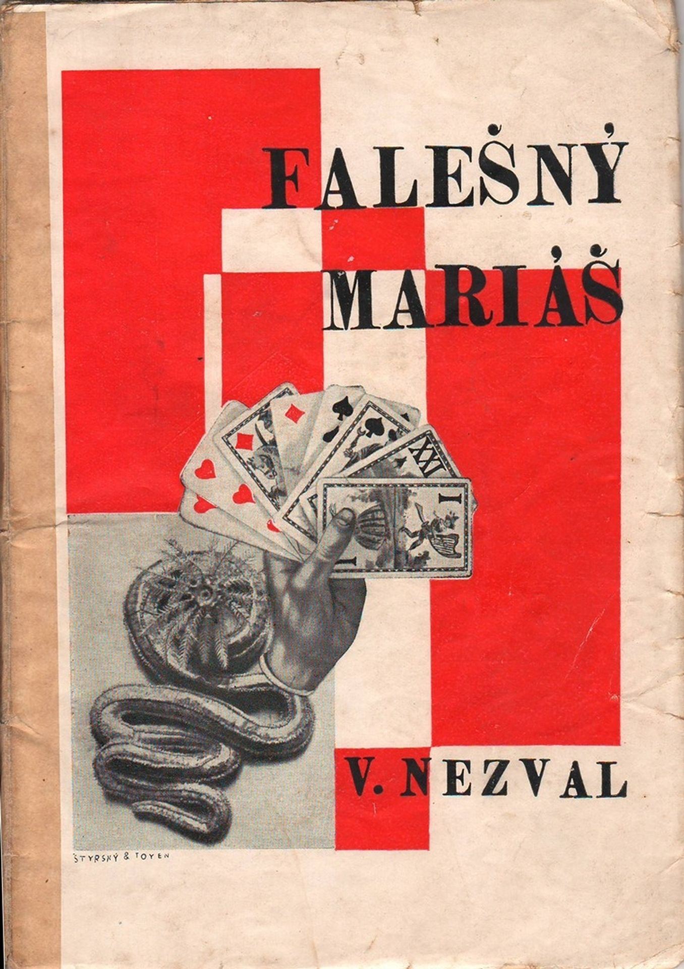 Cover for Falešný Mariás by Jindrich Styrsky