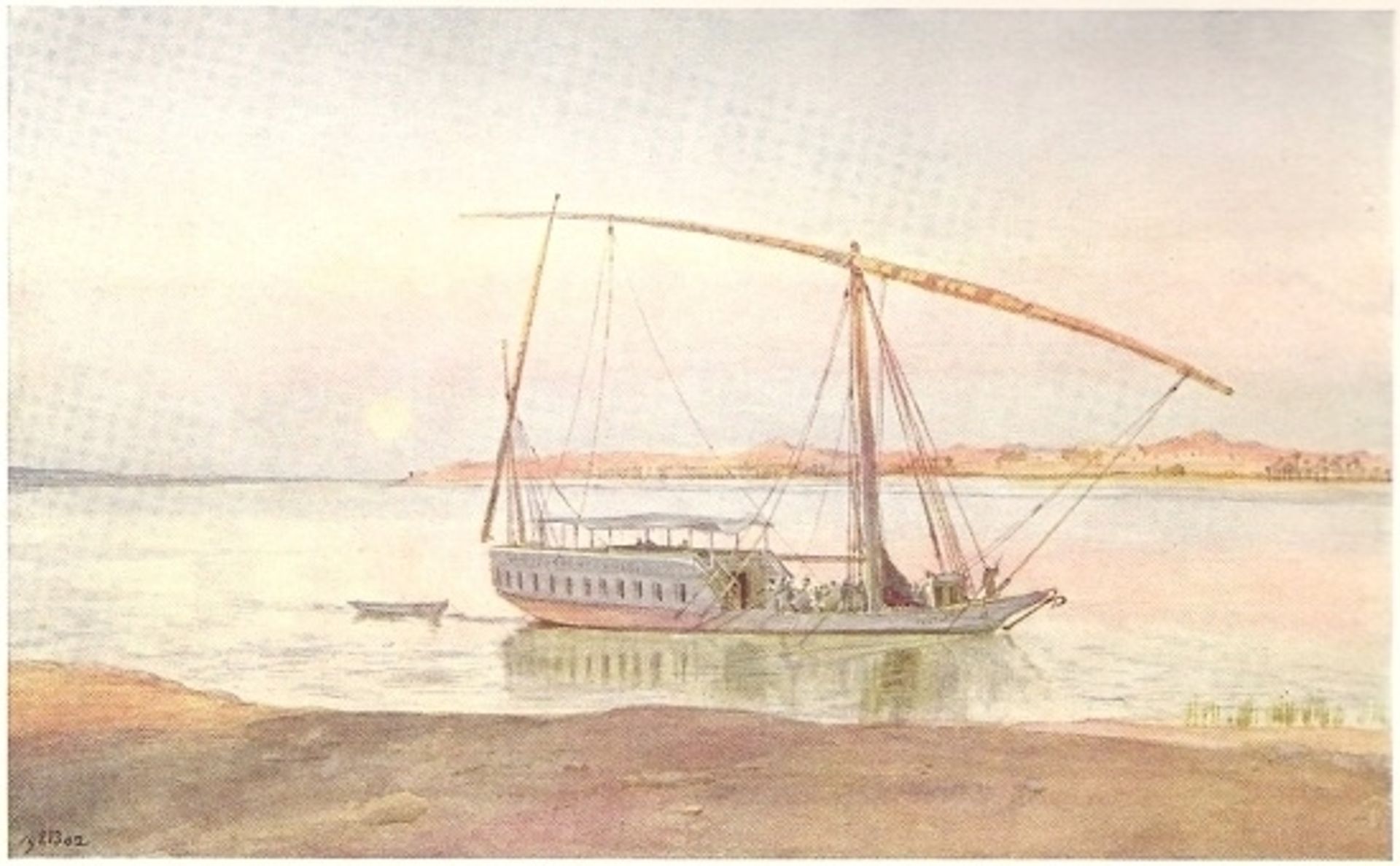 The 'Fostât' becalmed by Elizabeth Thompson