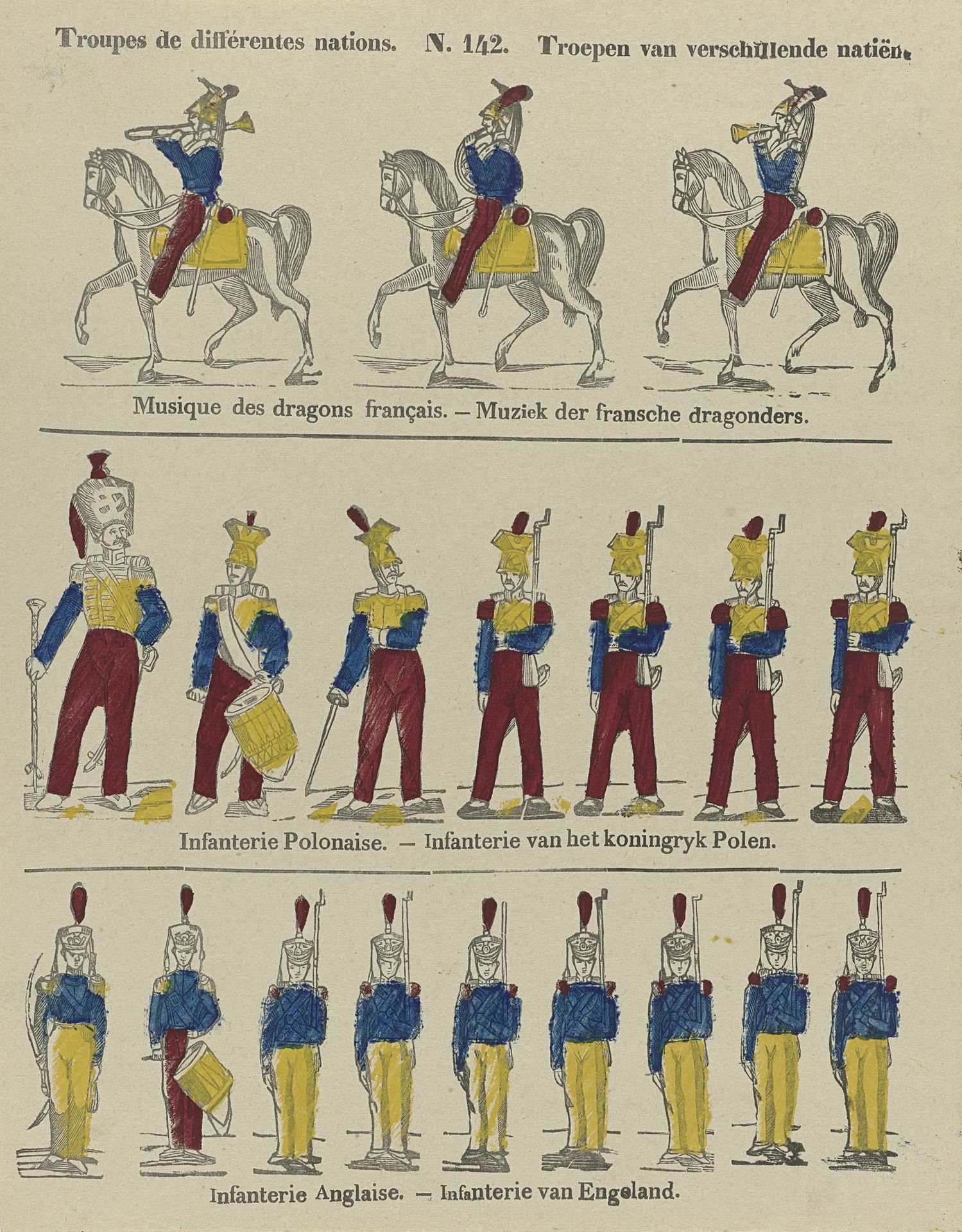 Troupes de différentes nations / Troepen van verschillende natiën by Philippus Jacobus Brepols