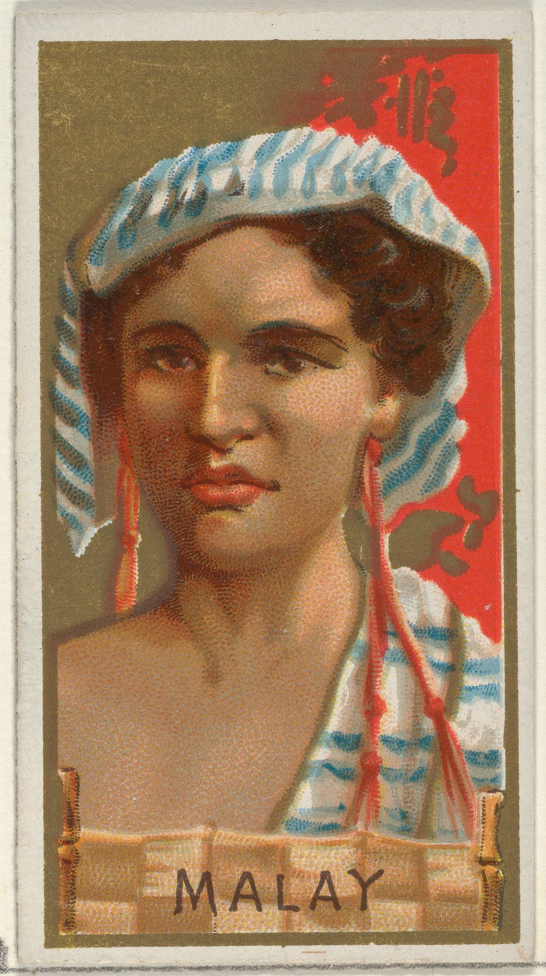 Malay, from the Types of All Nations series (N24) for Allen & Ginter Cigarettes by Allen & Ginter