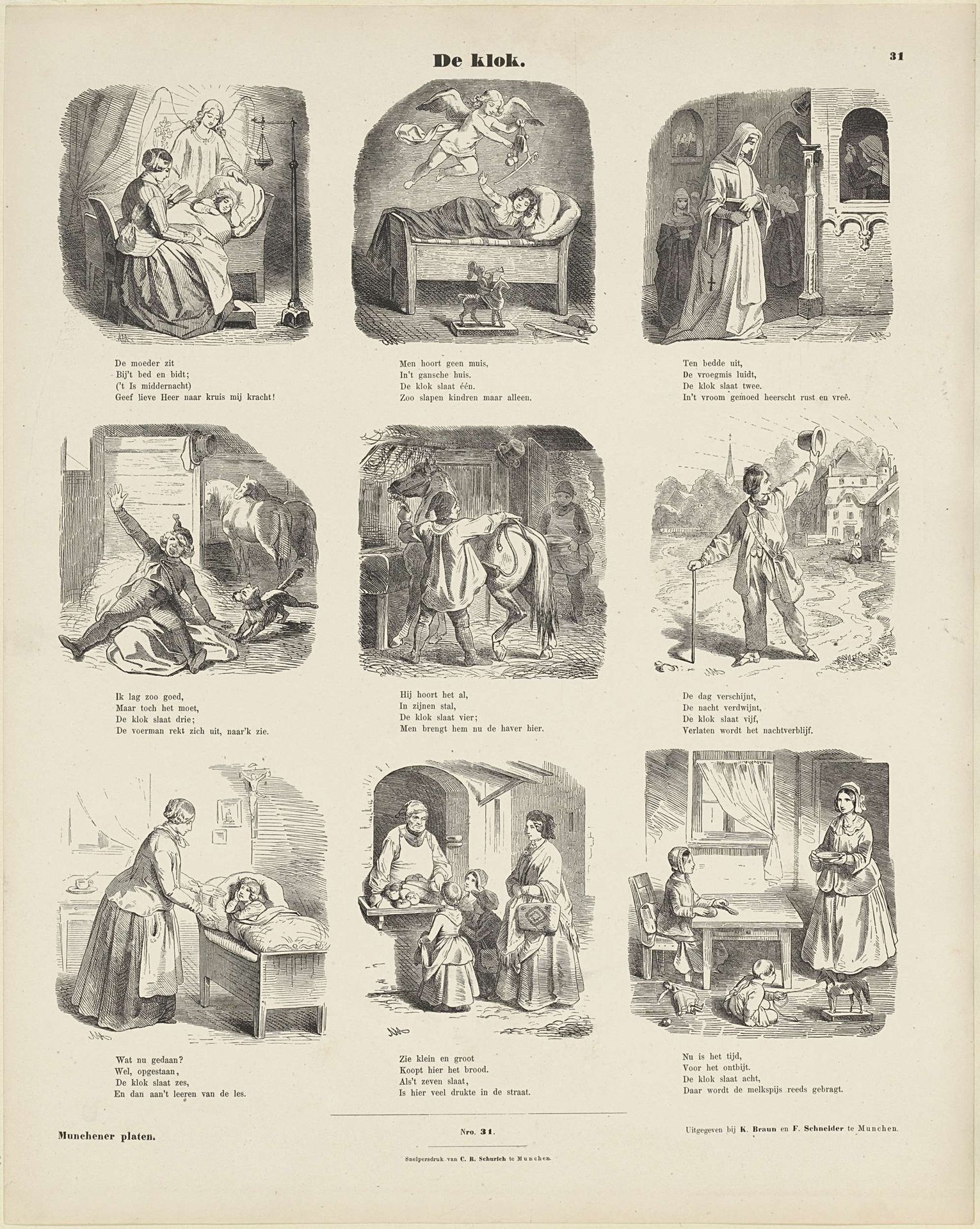 De klok by Anton Muttenthaler