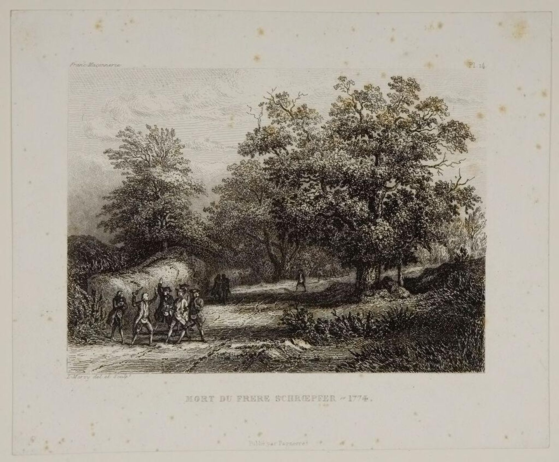 The Death of Brother Schroepfer by Louis Marvy