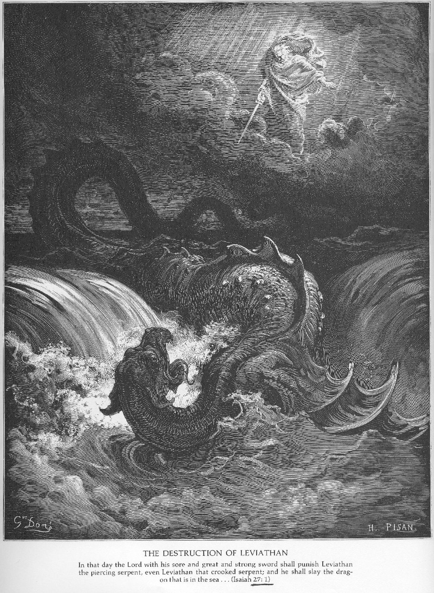 The Destruction of Leviathan by Gustave Dore