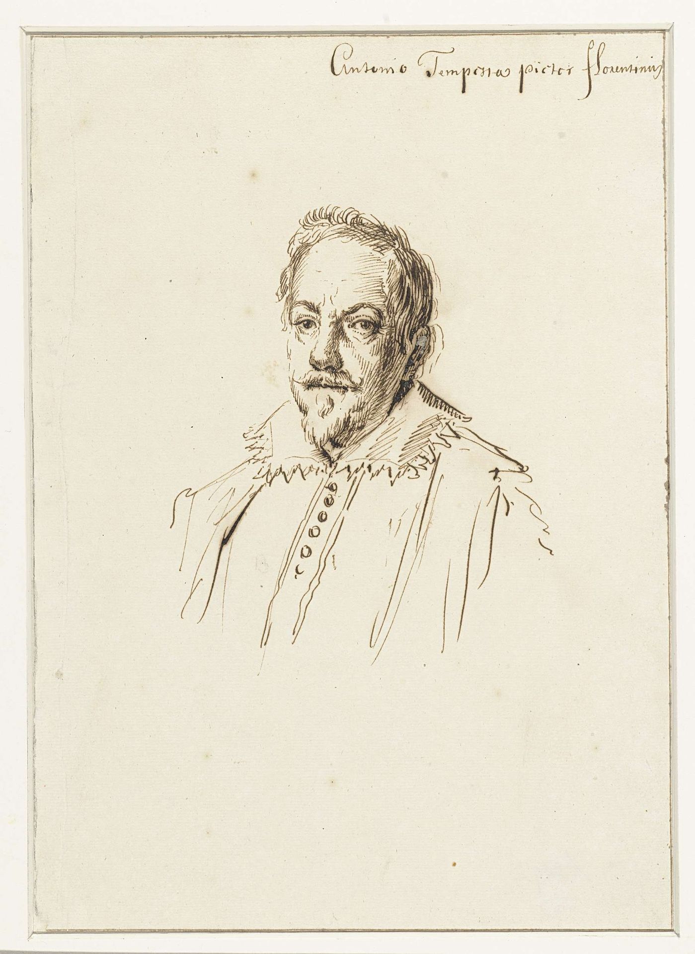 Portret van Antonio Tempesta by Anonymous