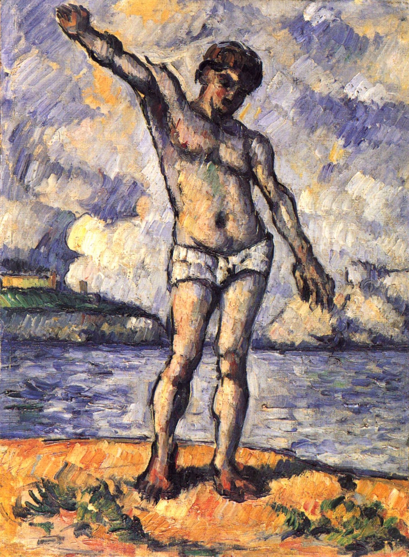 Man Standing, Arms Extended by Paul Cézanne