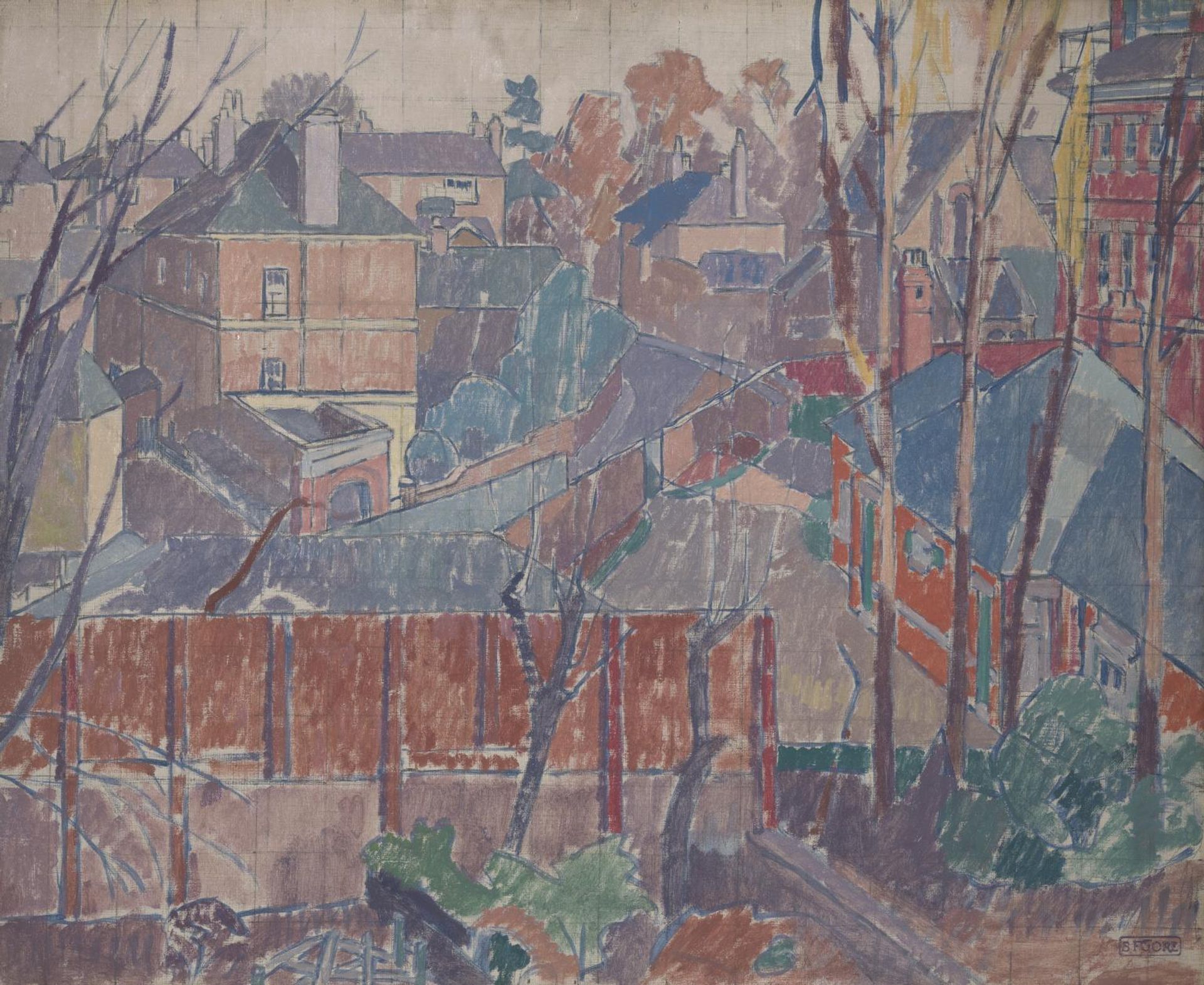 From a Window in Cambrian Road, Richmond by  Spencer Gore