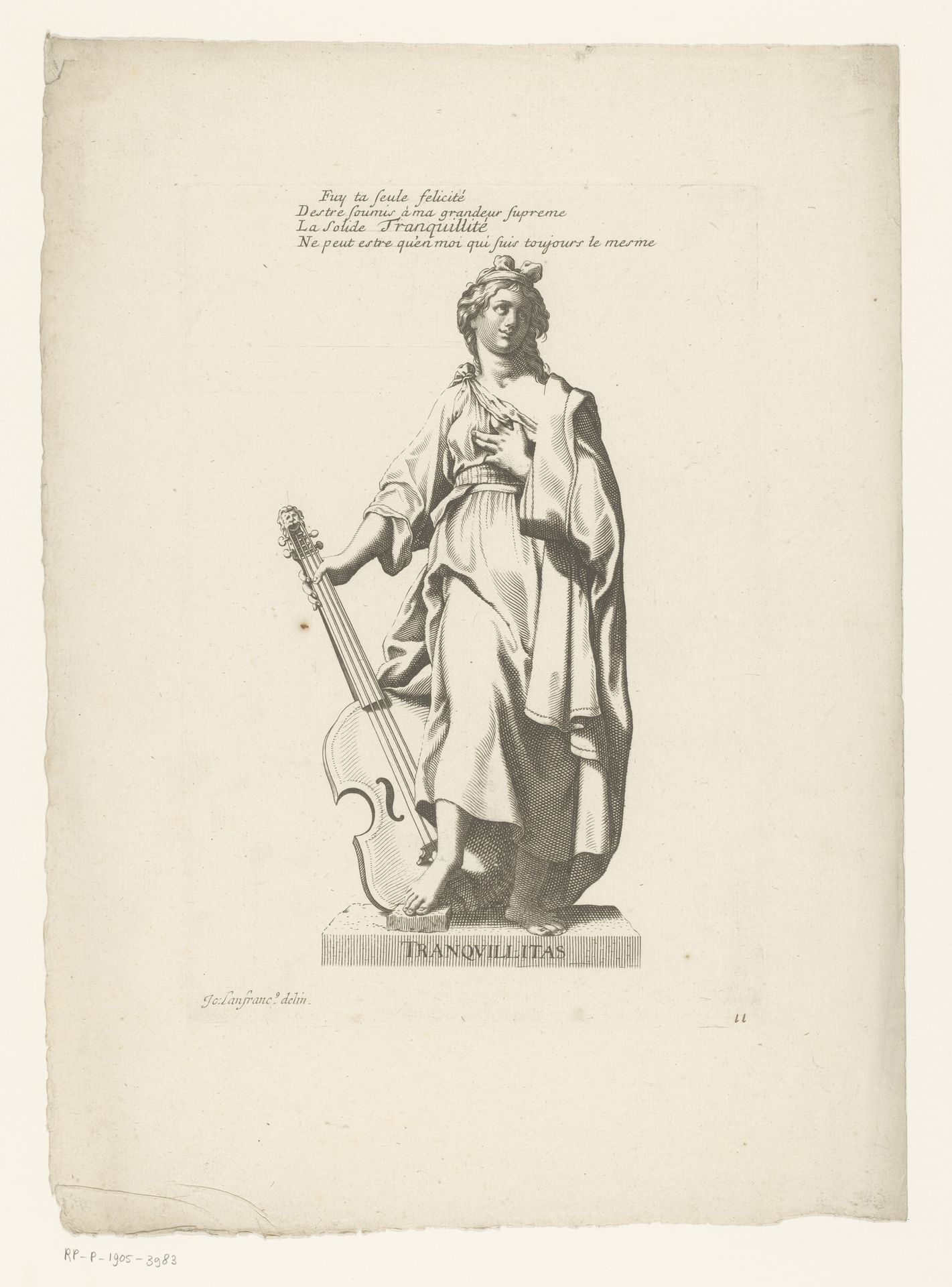 Personificatie van Kalmte (Tranquillità) by Anonymous