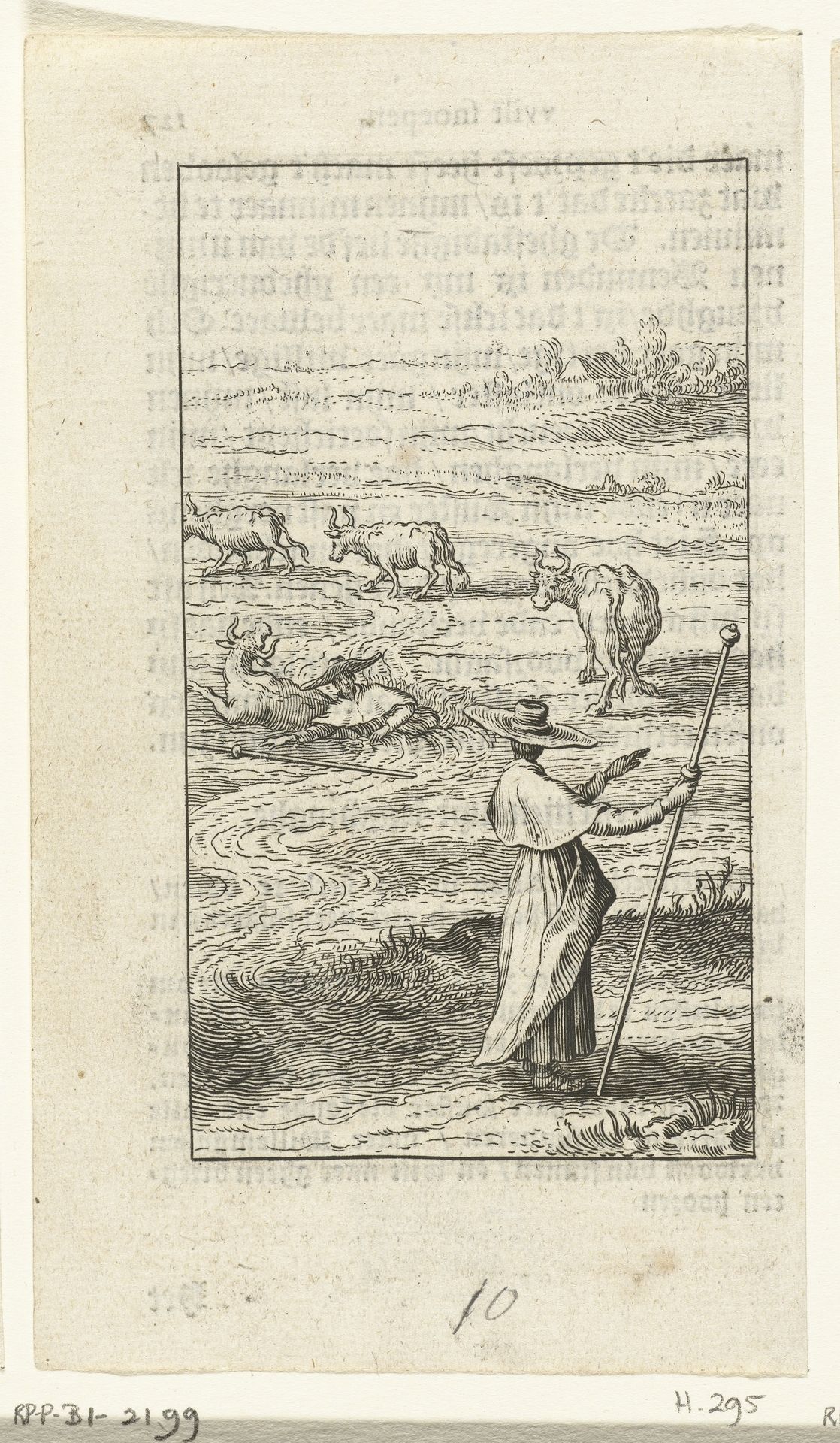 Willemynken ligt in de modder tussen de koeien en Duyfken wijst de goede weg by Boëtius Adamsz. Bolswert