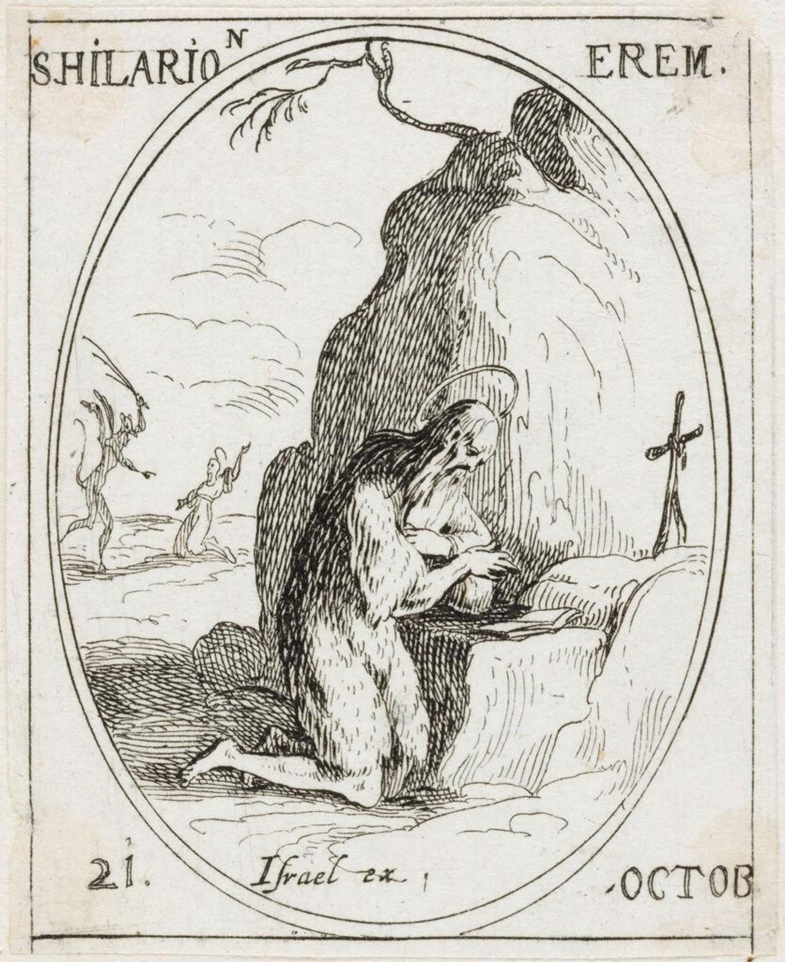 Saint Hilarion by Jacques Callot
