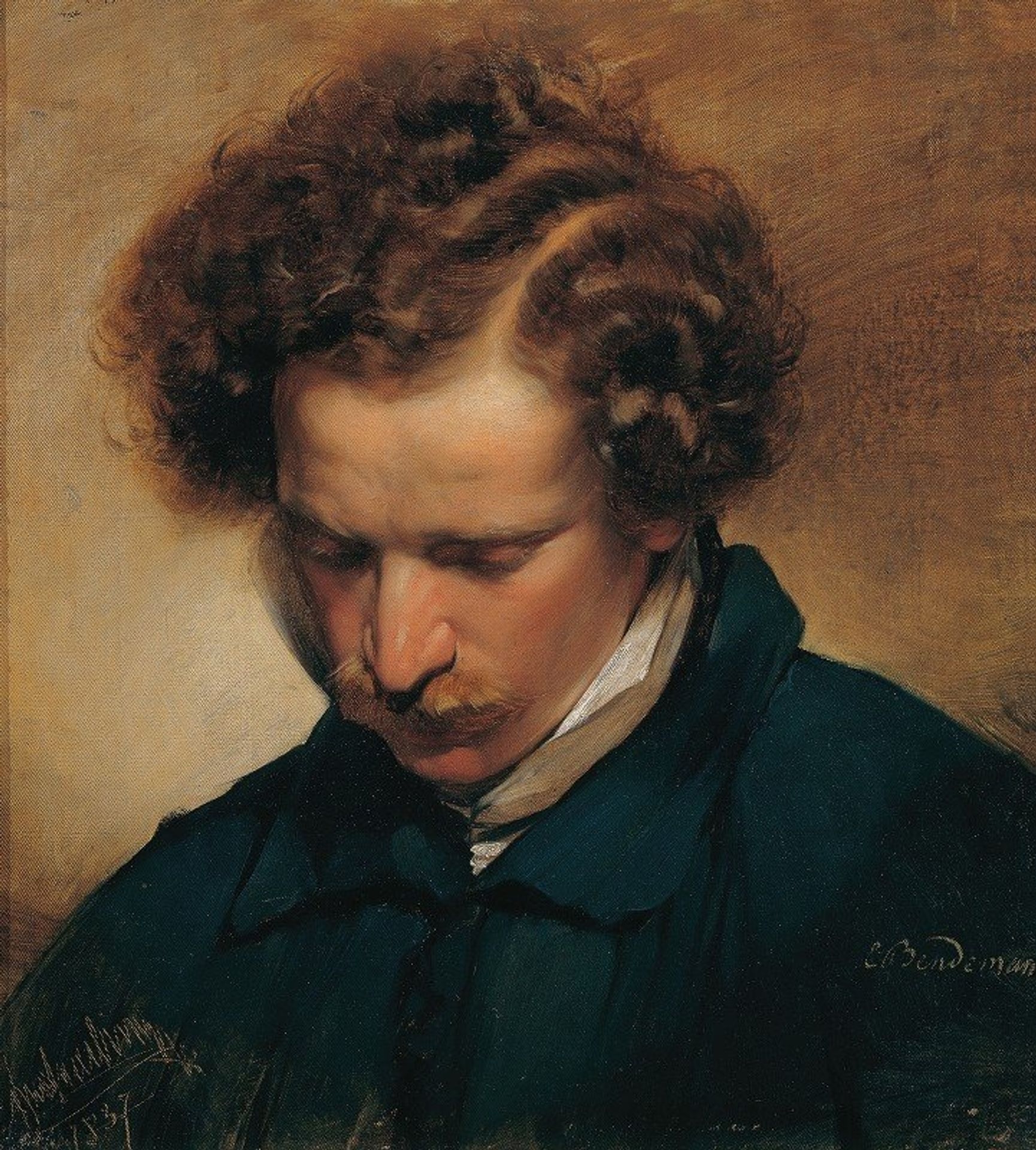 The painter Eduard Bendemann by Friedrich von Amerling