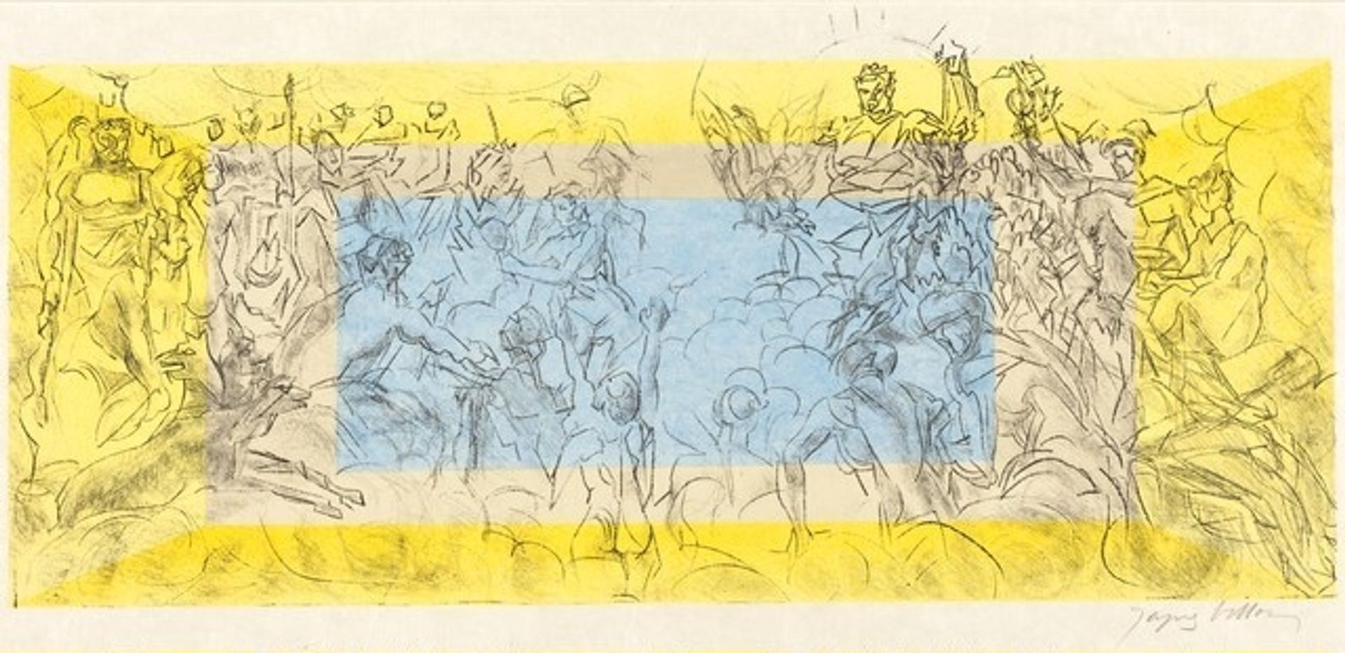 Third Bucolic: The Gods of Olympia by Jacques Villon