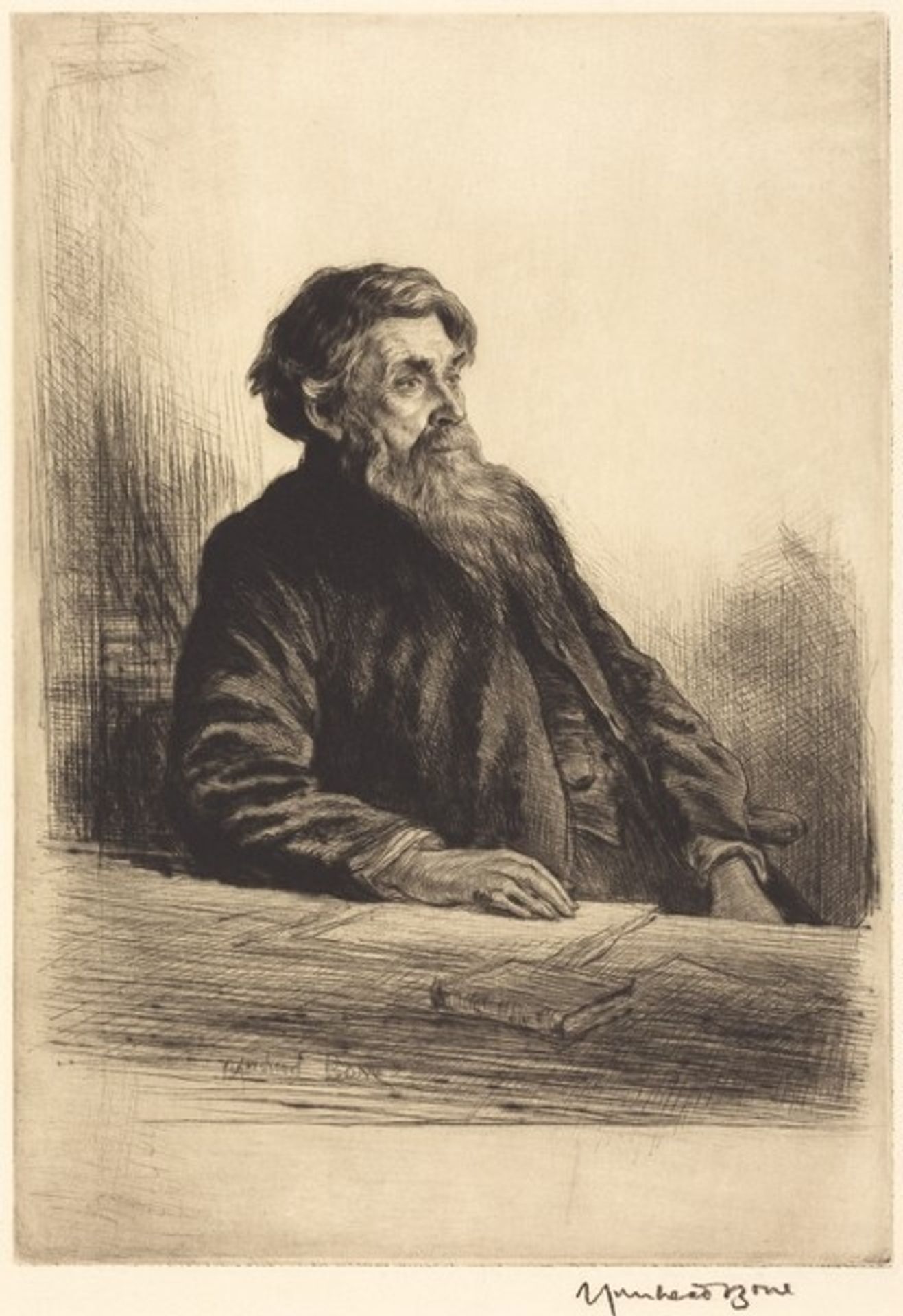 Rev. Dr. James by Muirhead Bone