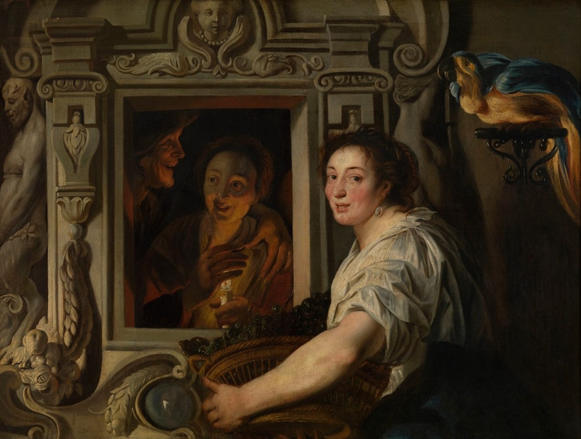 The Fruit Seller by Jacob Jordaens