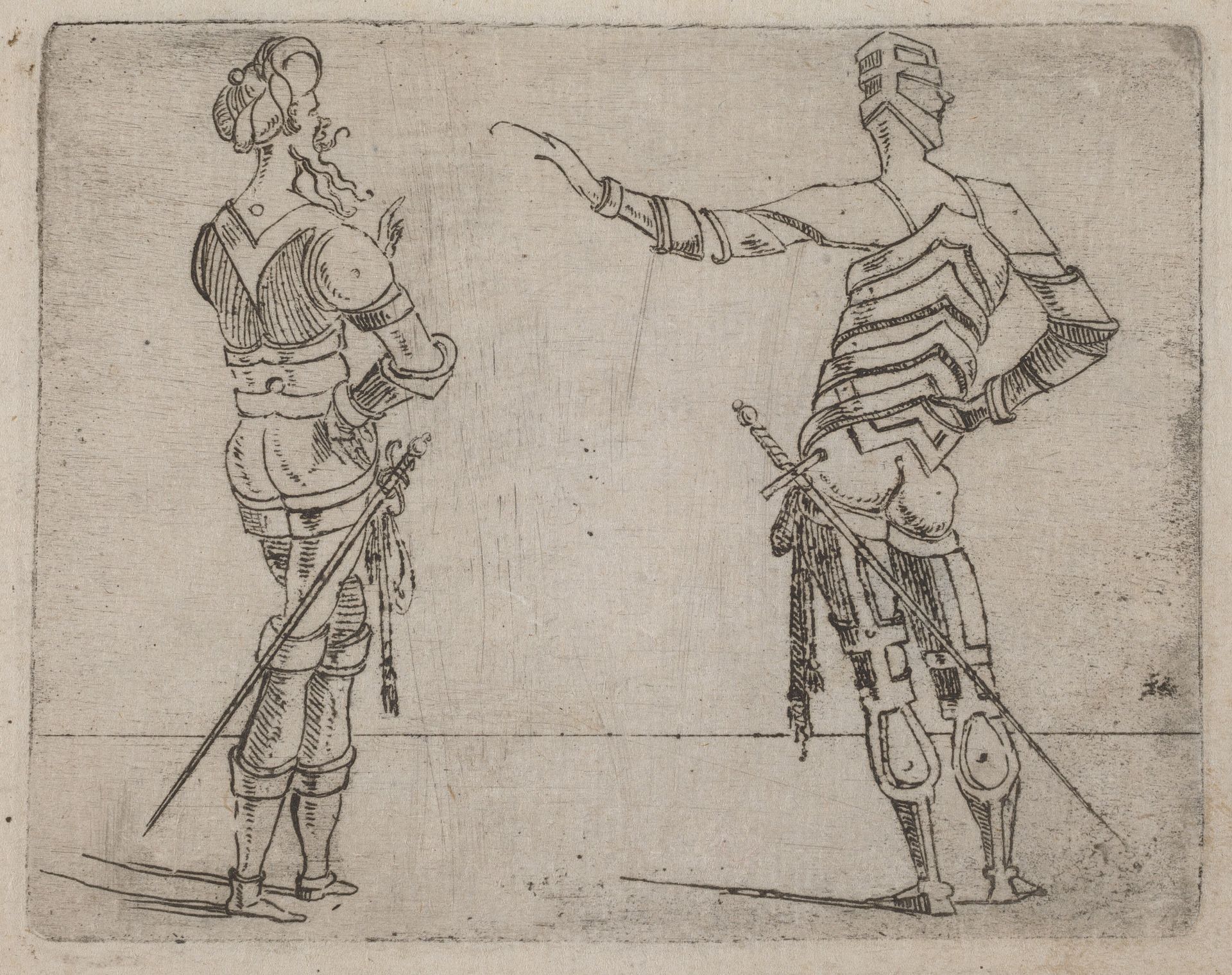From "Bizzarie di varie Figure" by Giovanni Battista Bracelli