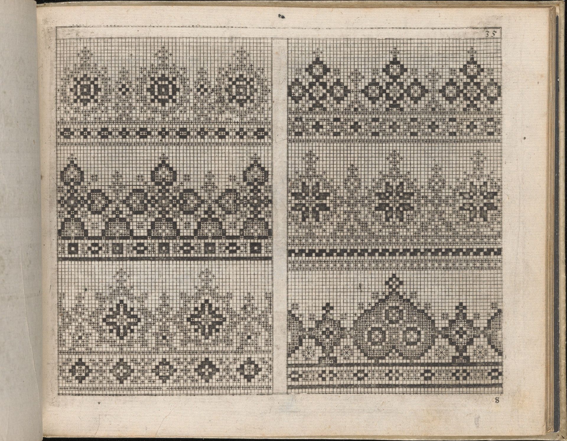 Newes Modelbuch in Kupffer  (Page 43r) by Johann Sibmacher