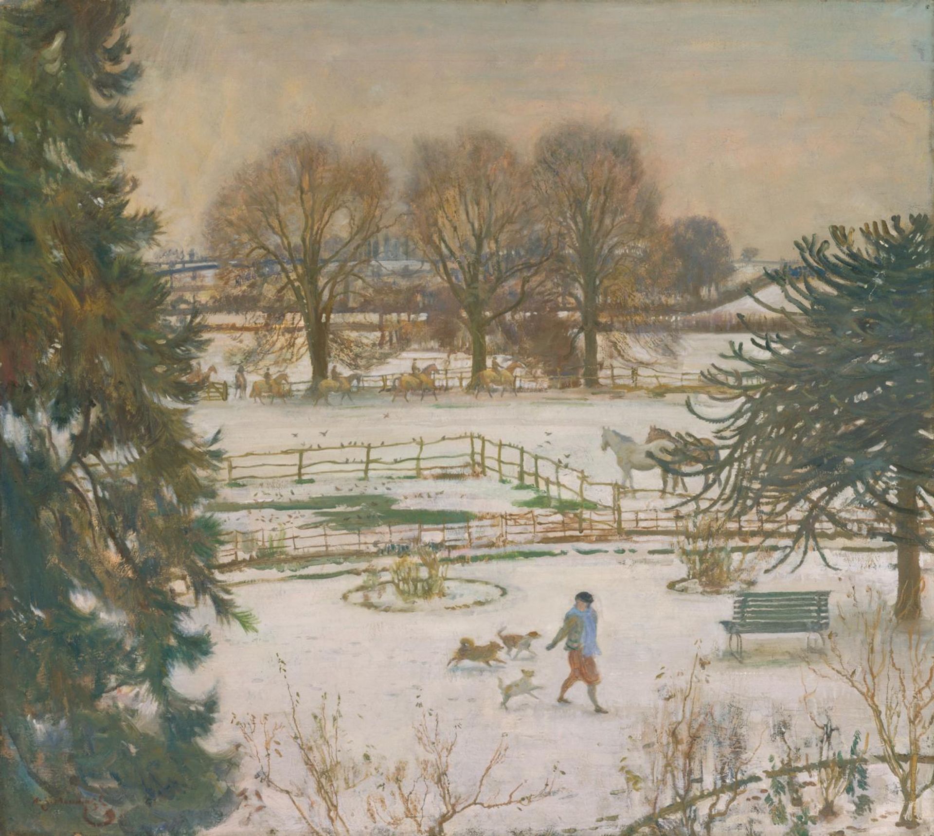 From My Bedroom Window by  Sir Alfred Munnings