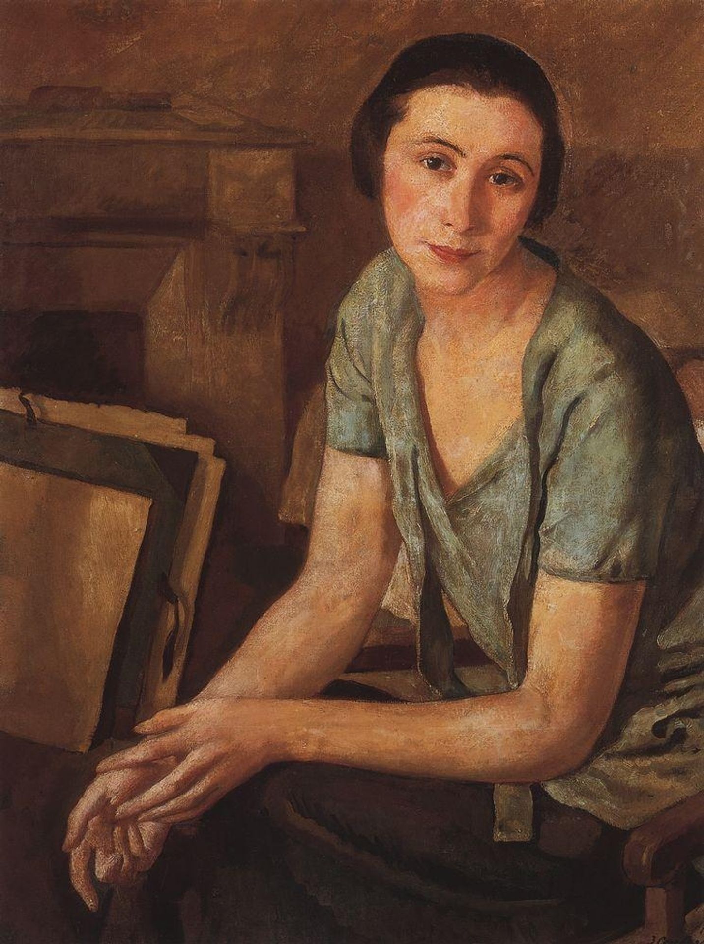 Portrait S.N.Andronikovoy Halpern by Zinaida Serebriakova