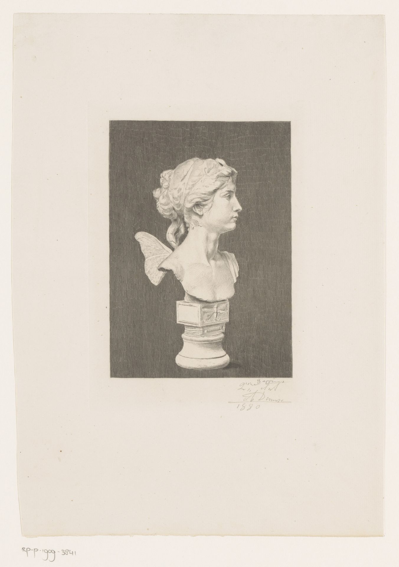 Buste van Psyche by Auguste Danse
