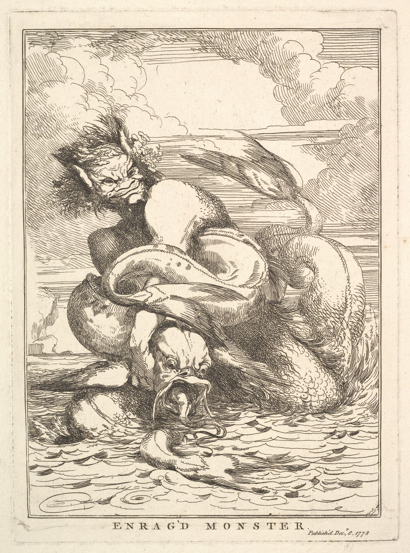 Enrag'd Monster by John Hamilton Mortimer